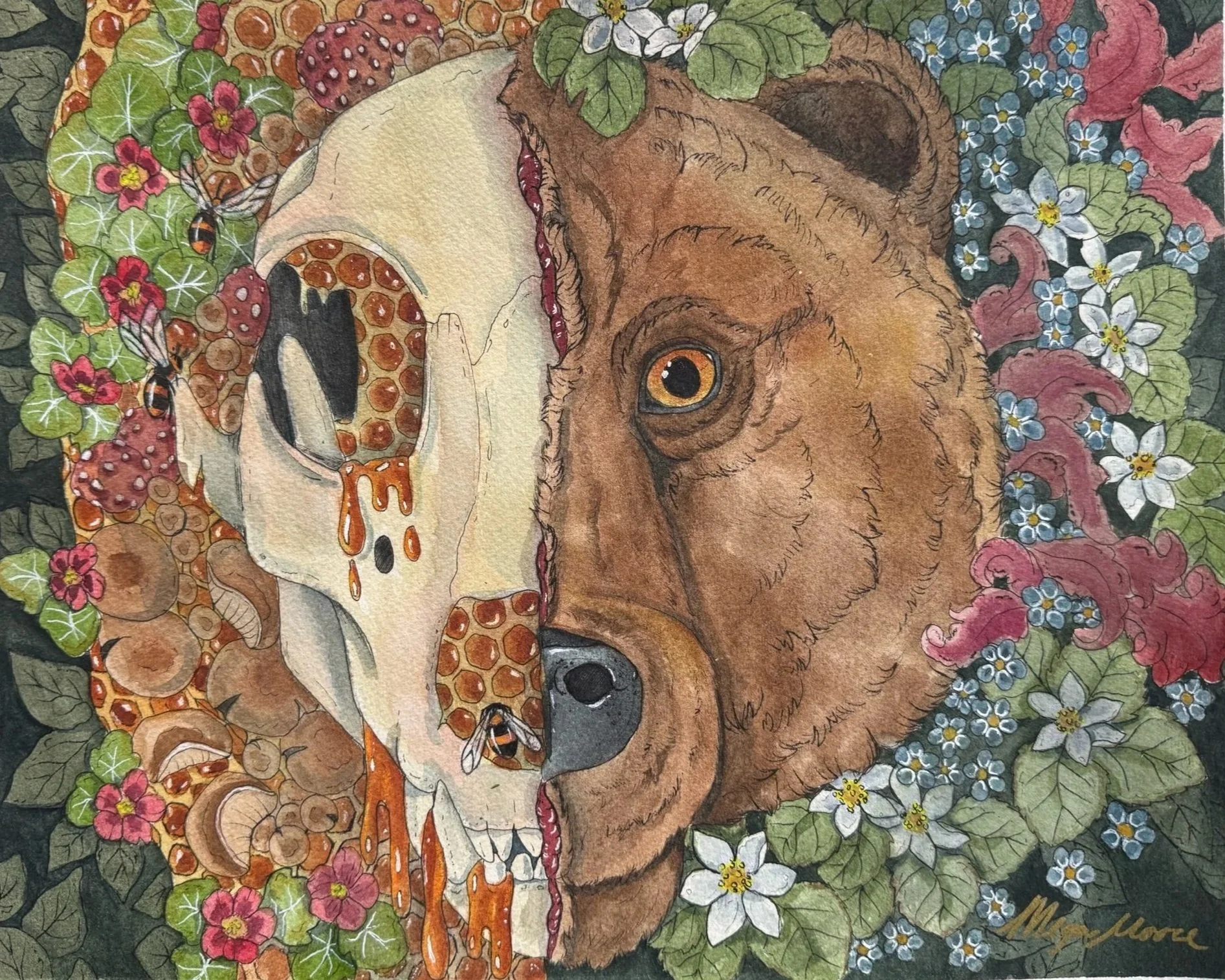 ORIGINAL painting “Cost of Happiness” framed