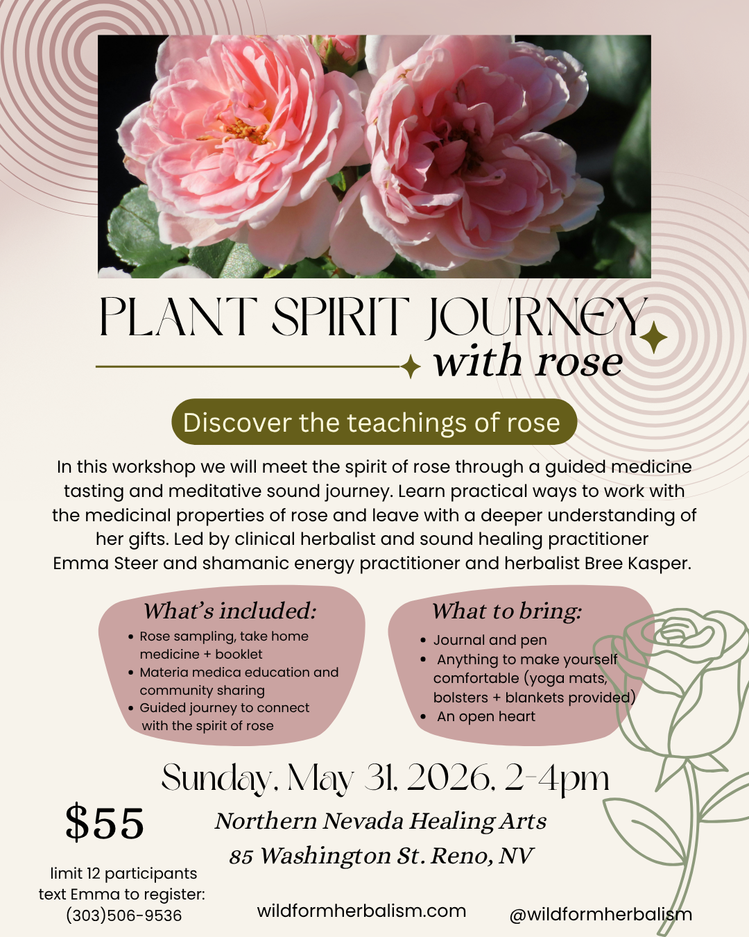 Plant Spirit Journey with Rose