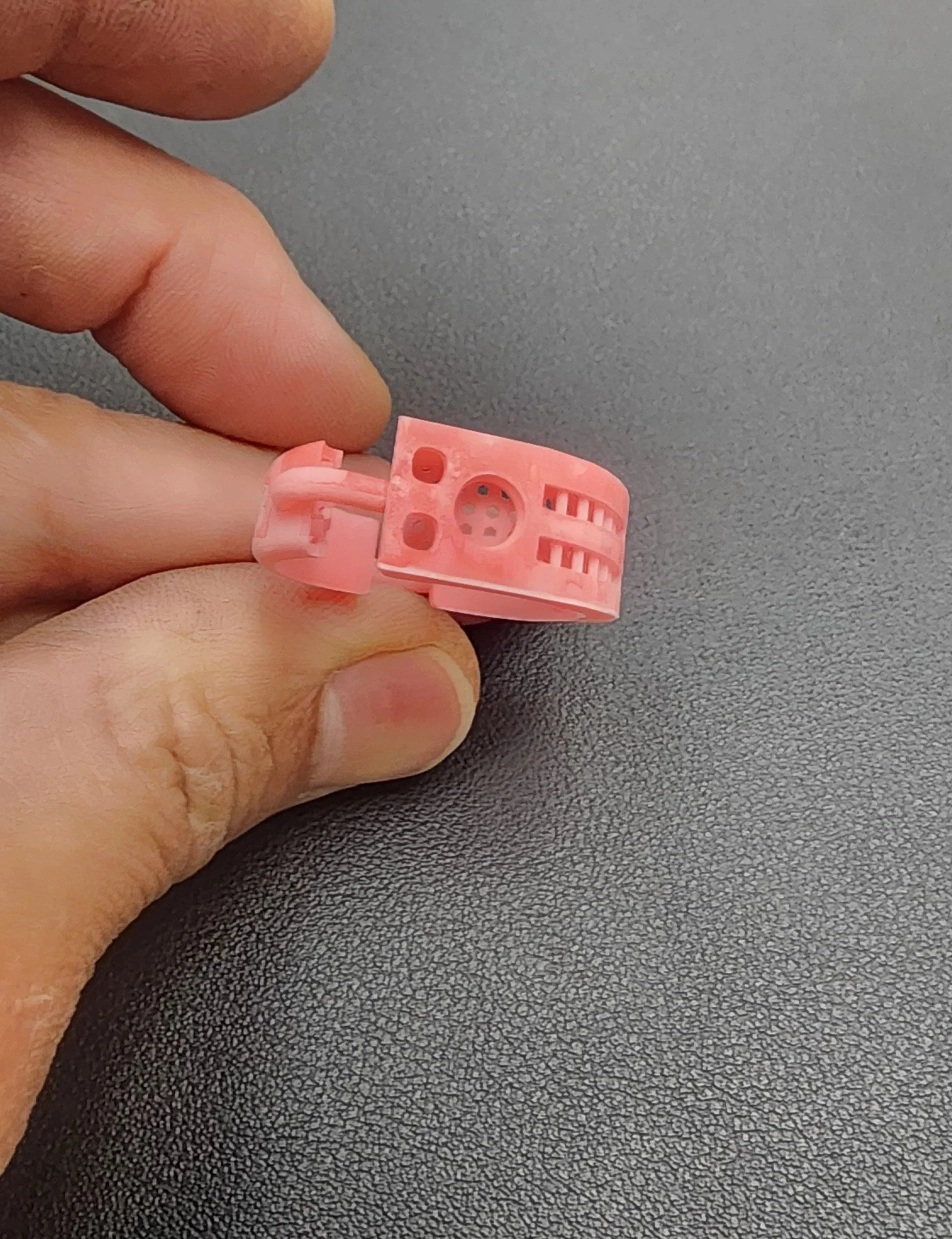 3D-printed model of the new custom ring design by Albert Kaz