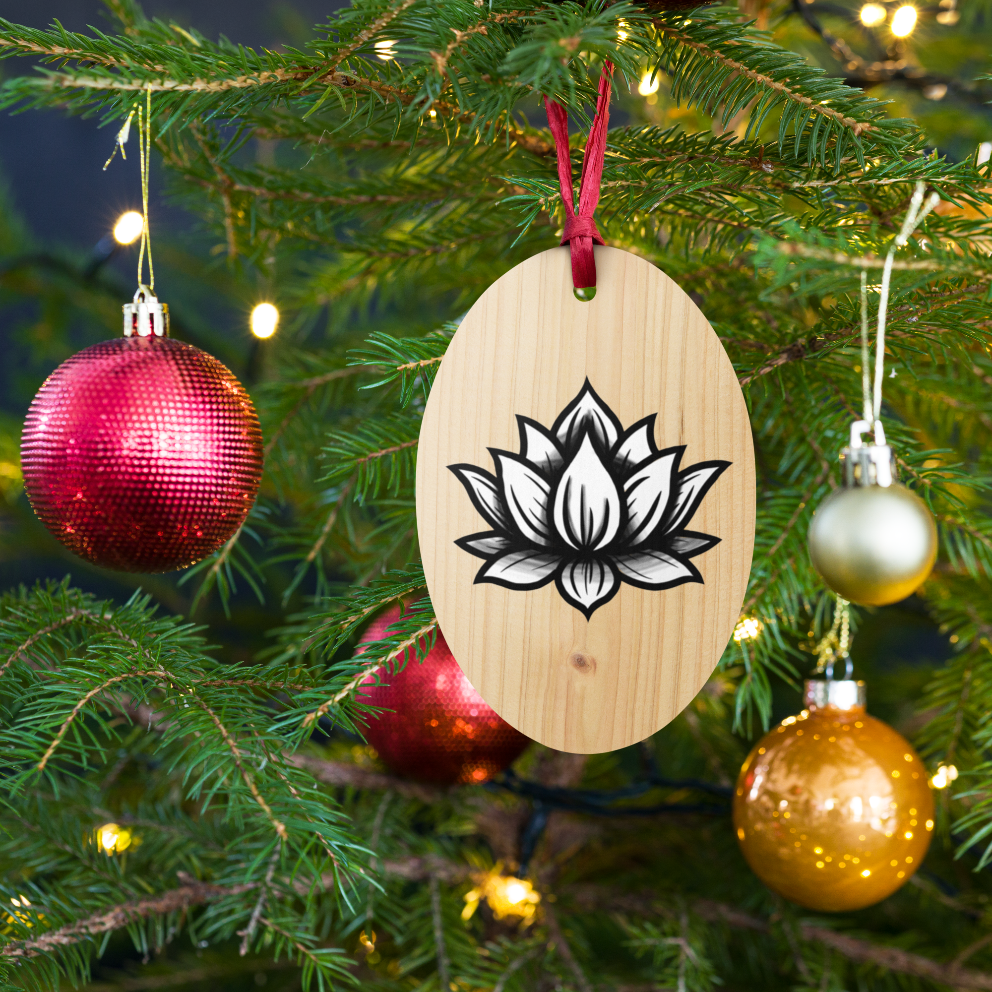 Lotus Essentials - Wooden Ornaments