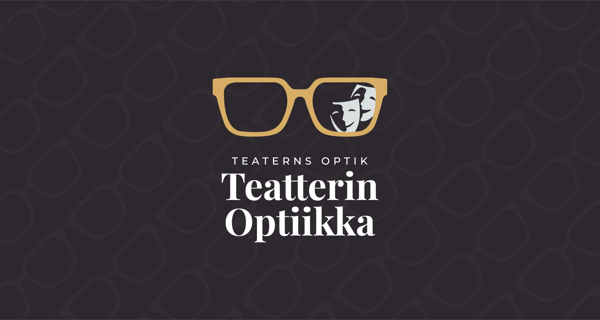 Teatterin Optiikan logo tummanharmaalla taustalla