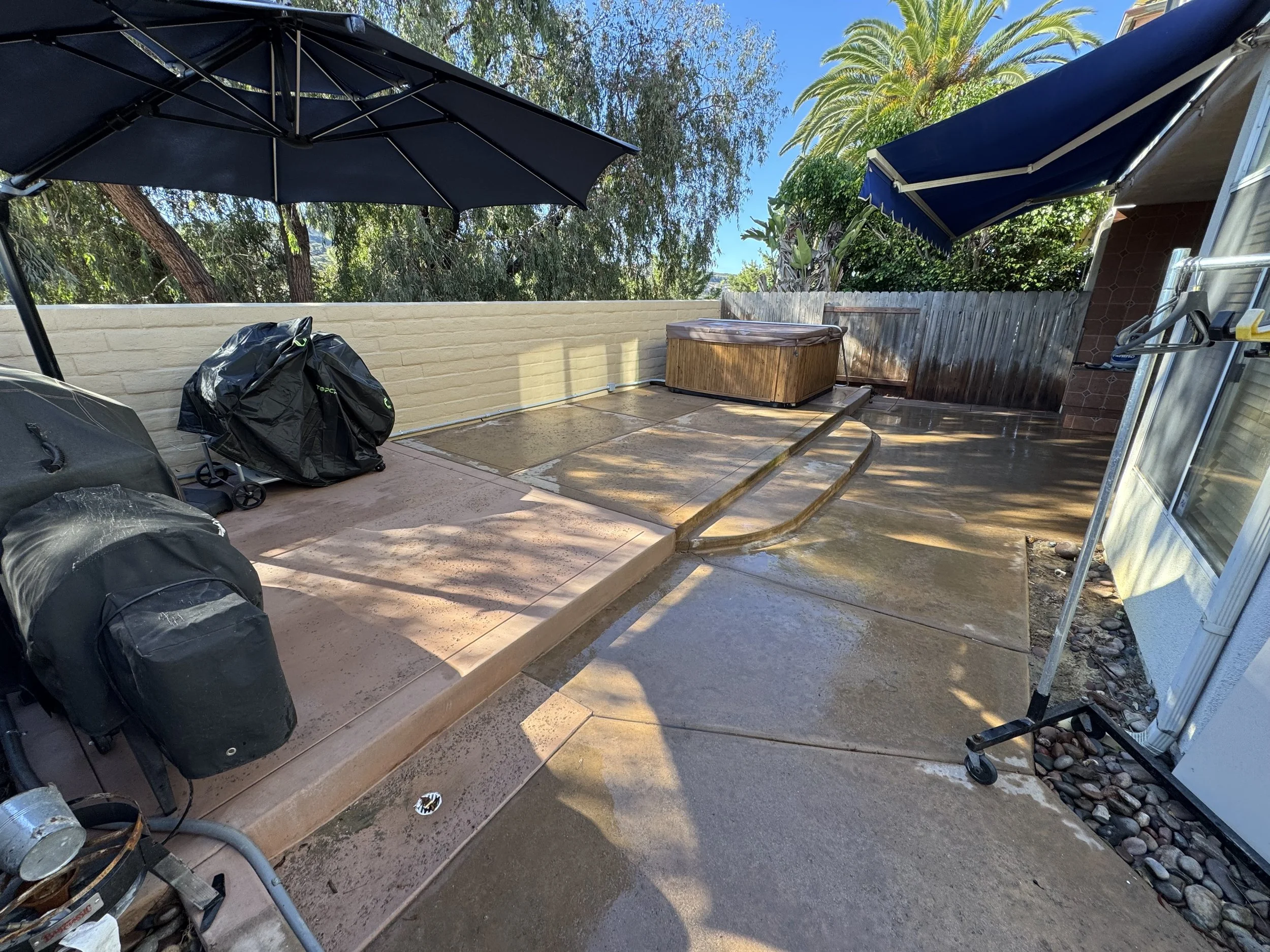 Pressure Wash - Up to 300 sq ft. $149 (Water and Rinse)