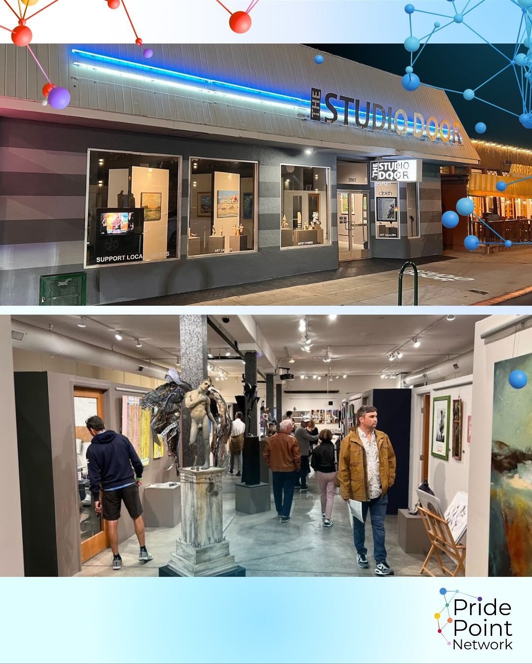 Save the date for 11/18 6-9pm for upcoming mixer at the Studio Door.

Buy 2 for one tickets until November 9th. 

Get your tickets now using the link in bio and join us for beautiful art, new connections, and professional networking !

#pridepointnet