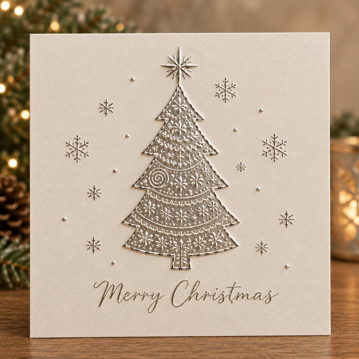 Elegant Silver Embossed Christmas Card.png