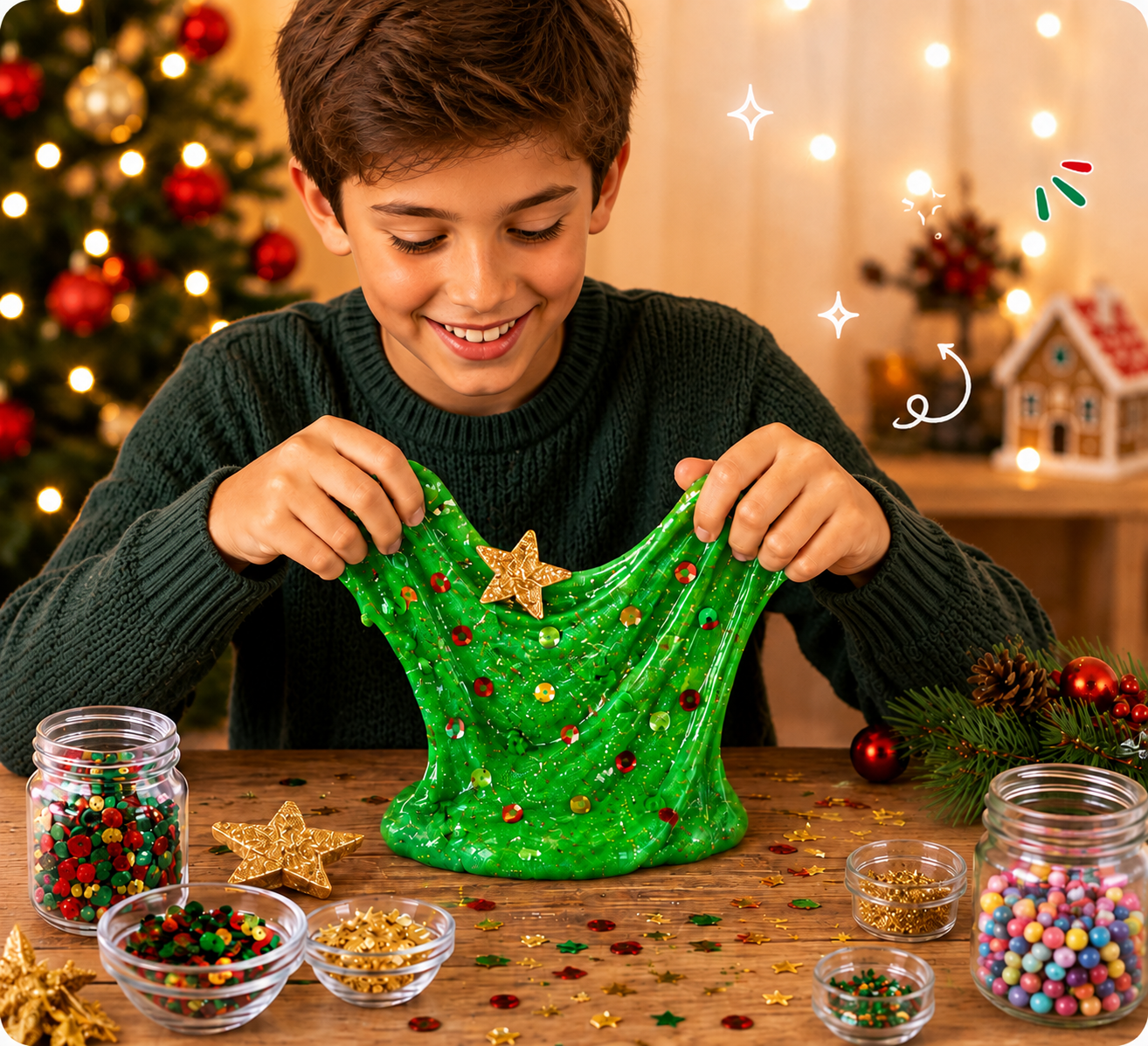 Kids Christmas Slime Party with Jewellery Making (Age 7-13) | 13th December