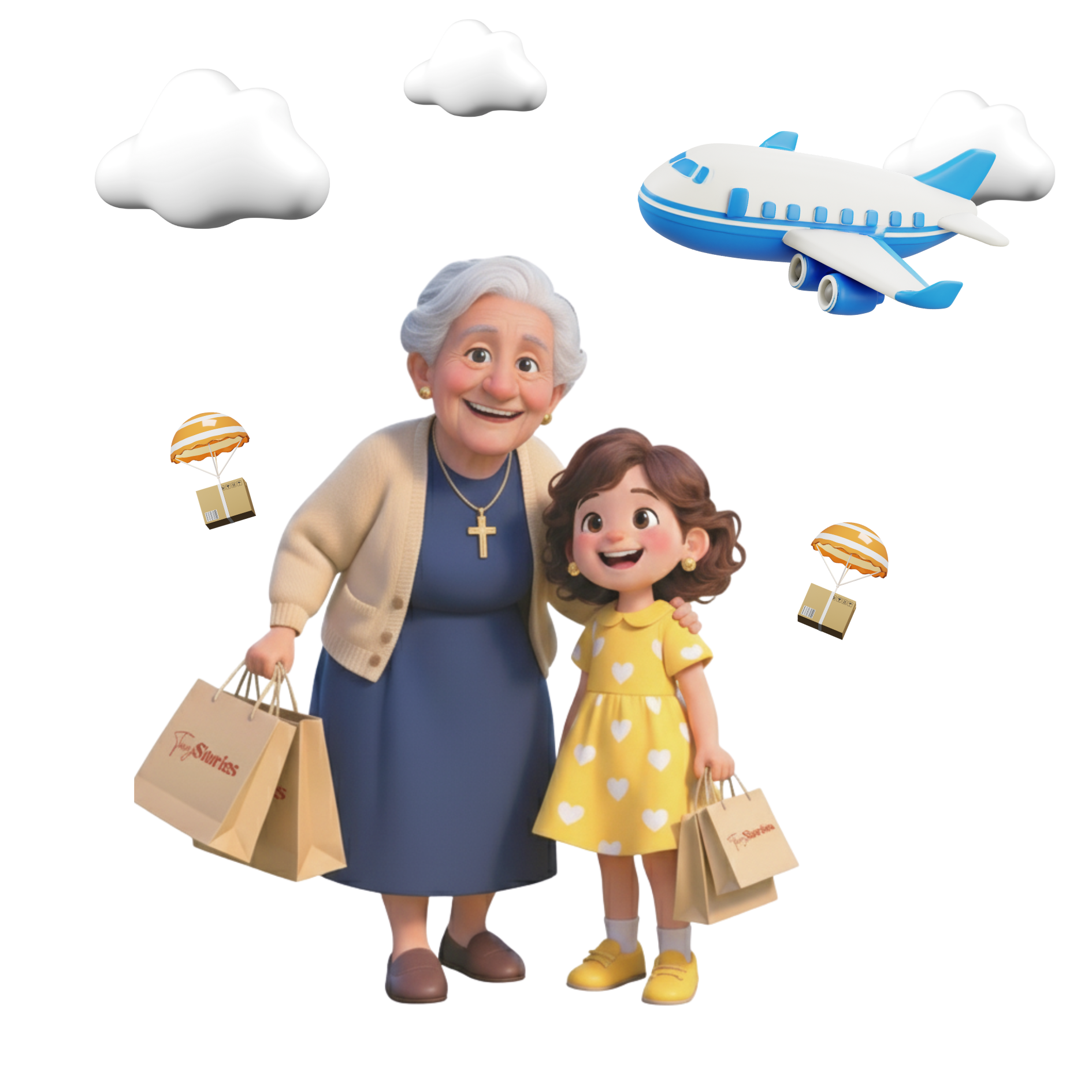 International delivery, tiny stories, italian childrens book