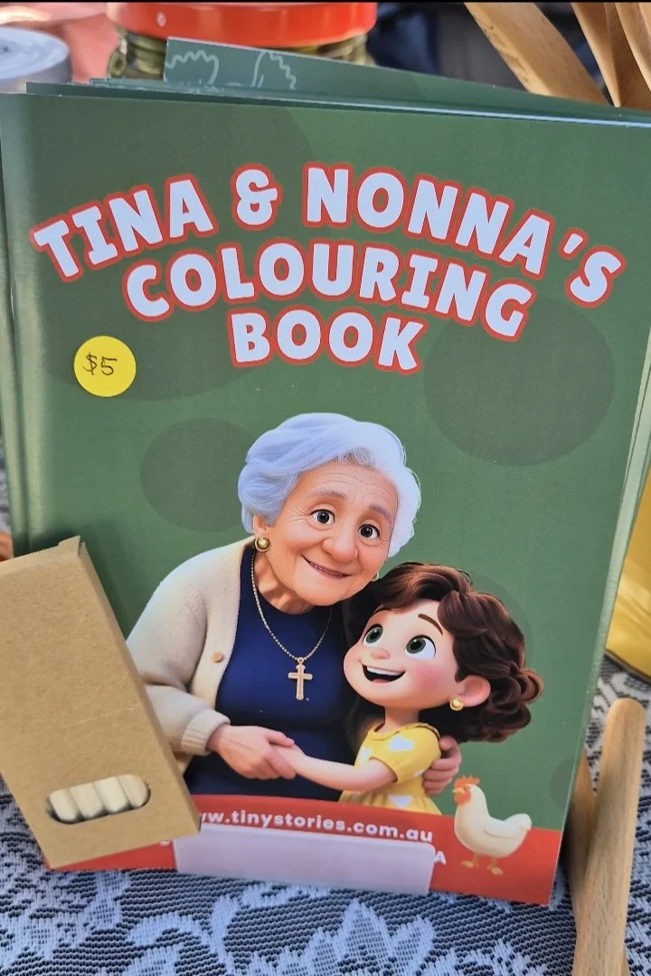 Tina & Nonna's Enchanting Coloring Adventure
