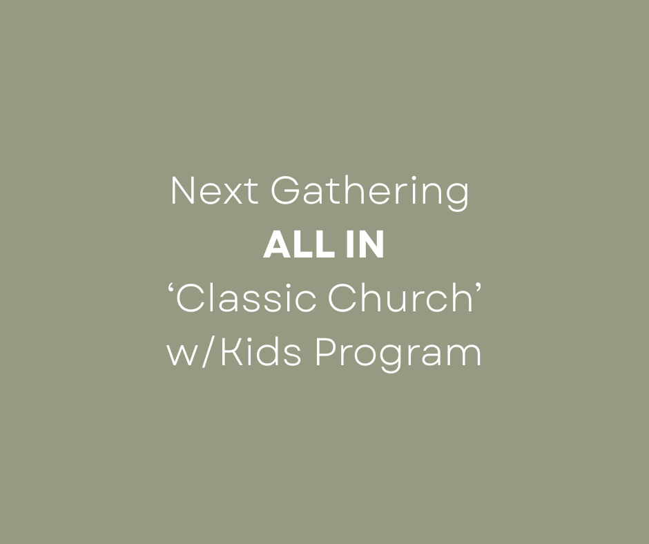 Monthly ALL IN (First weekend of the month)