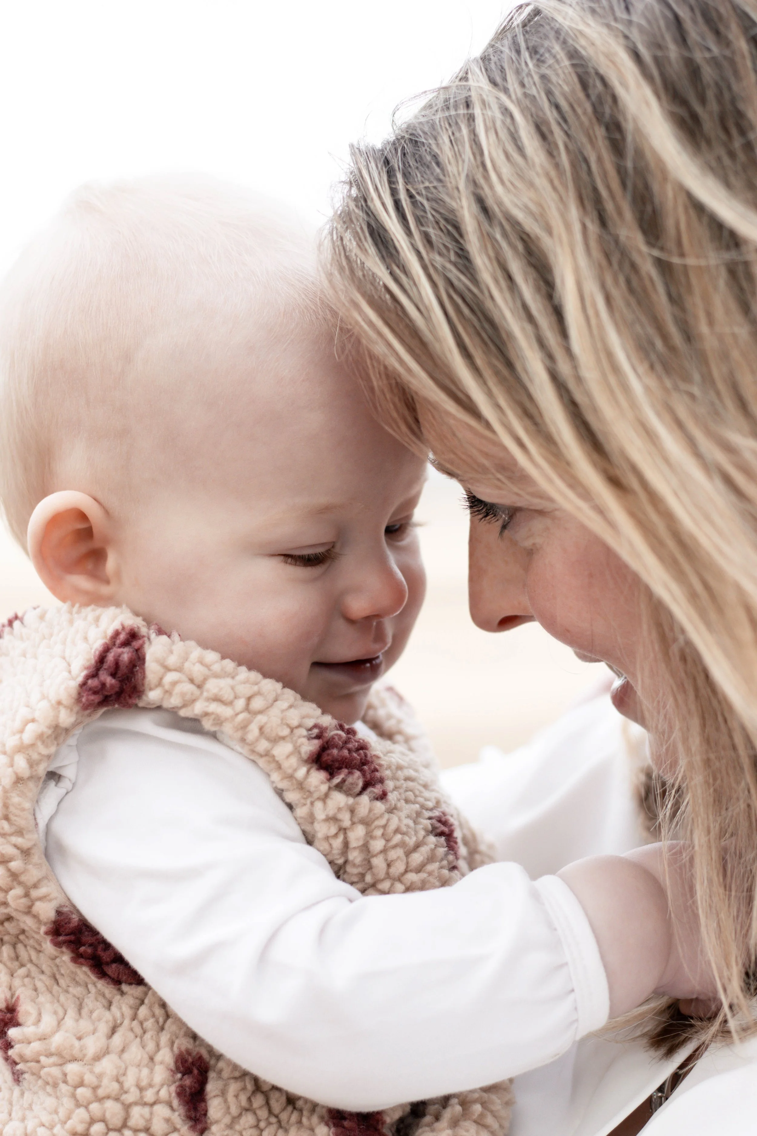 Moeder en dochter fotoshoot