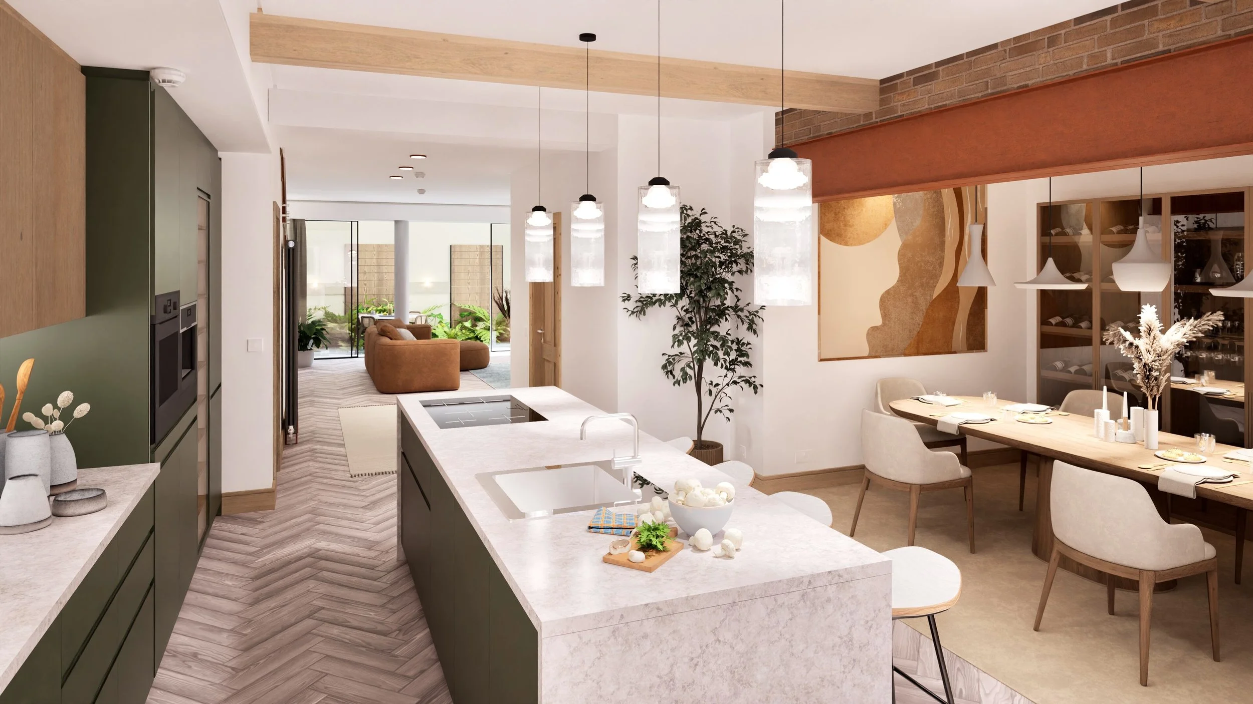 Howe Street Edinburgh Kitchen