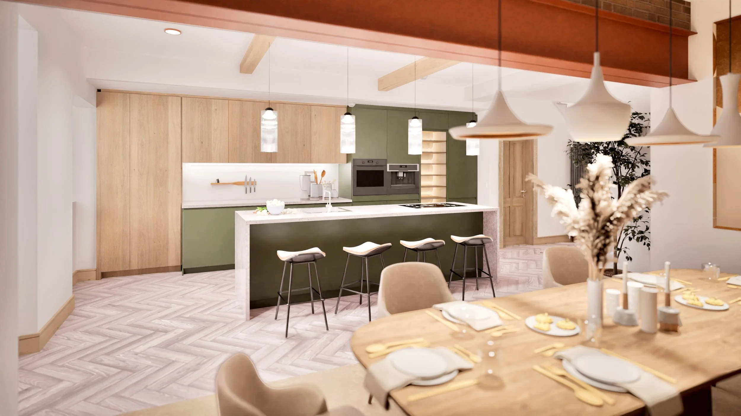 Howe Street Edinburgh Kitchen 