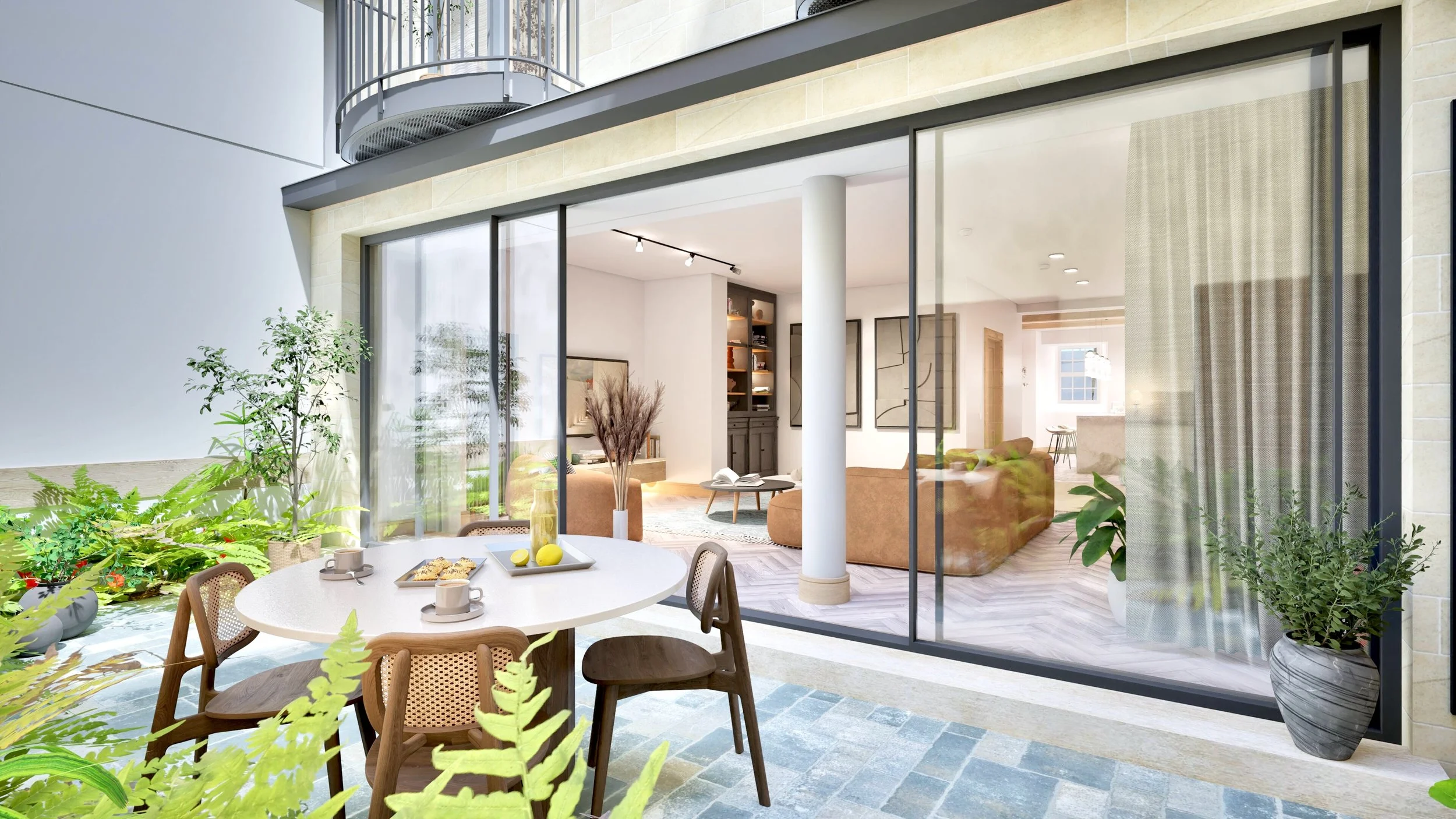 Howe Street Edinburgh Patio