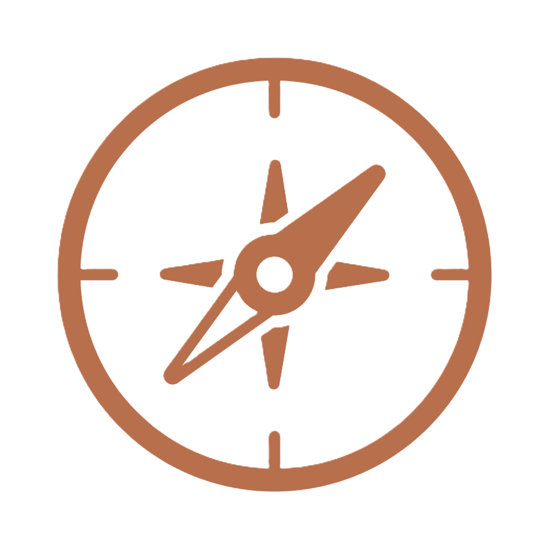 A brown and black analog clock showing the time as 1:36.