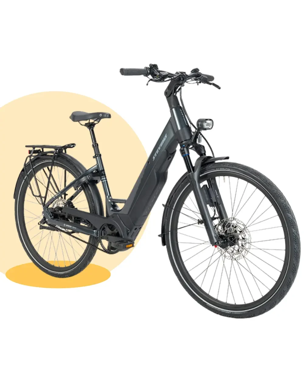 Ein modernes Elektrocitybike.