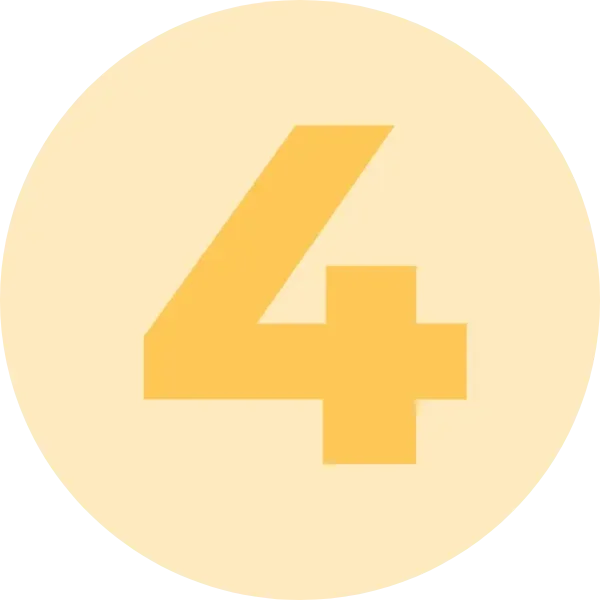 Icon mit der Zahl 4
