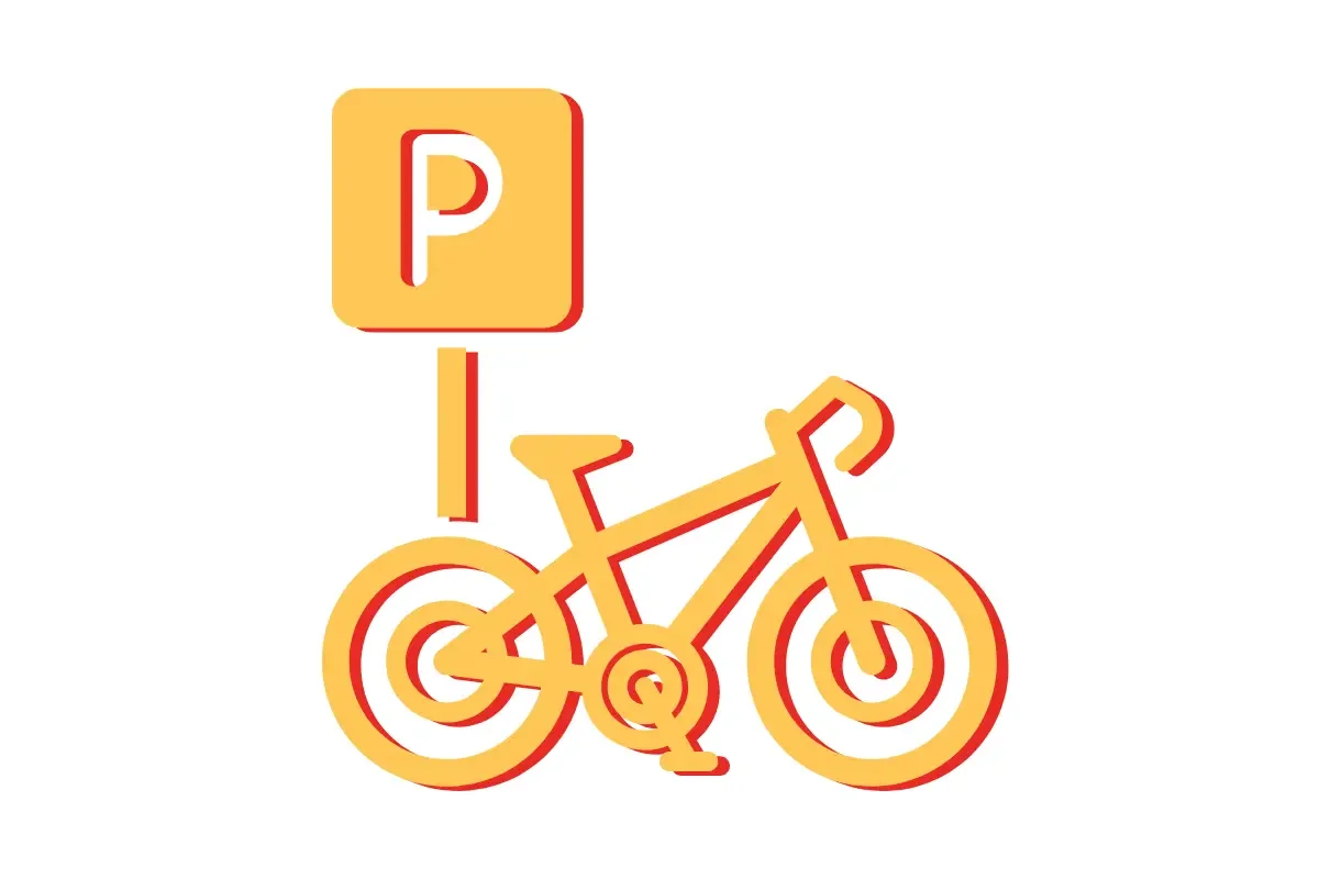 Bike Parking Lot Icon
