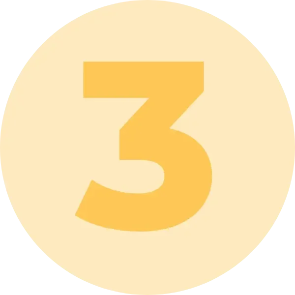Icon mit der Zahl 3