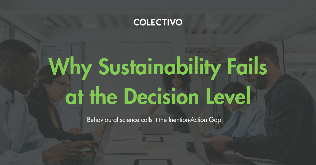 Why Sustainability Fails at the Decision Level