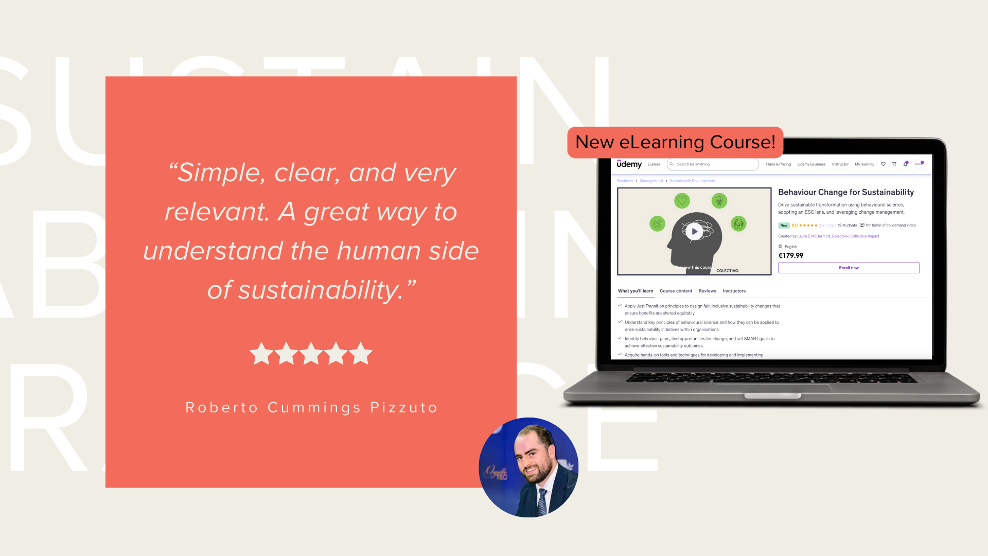 What Early Learners Are Saying About Behaviour Change for Sustainability