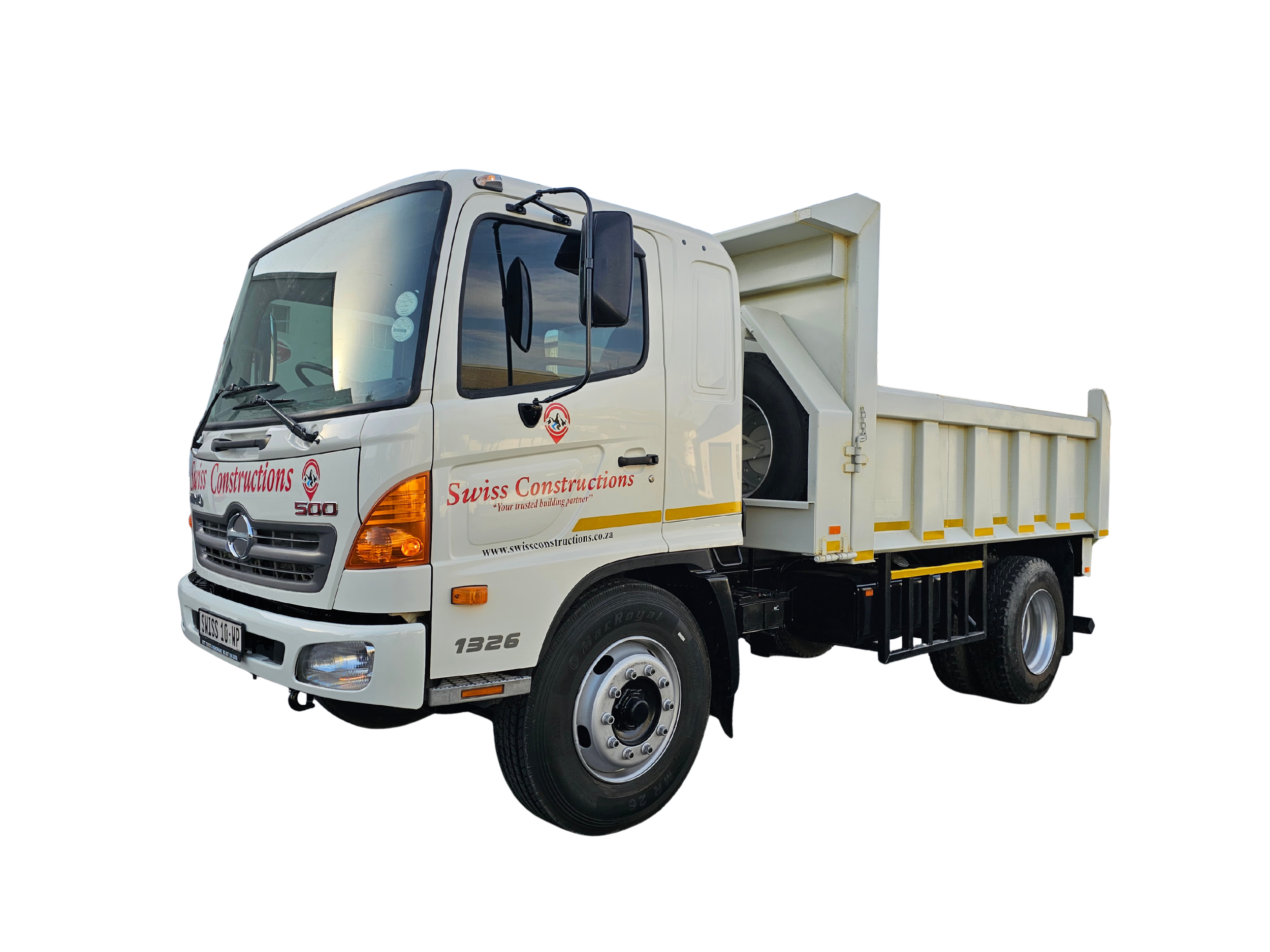 HINO 500 WHITE TRUCK