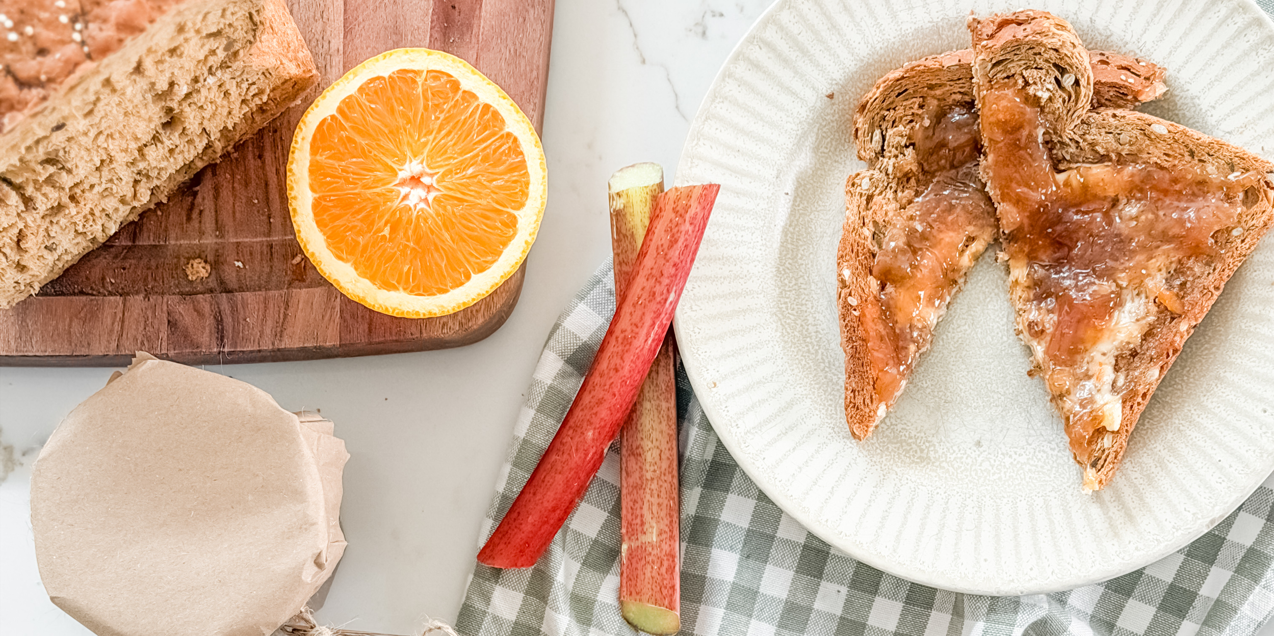 Rhubarb, Orange &amp; Ginger Jam Recipe