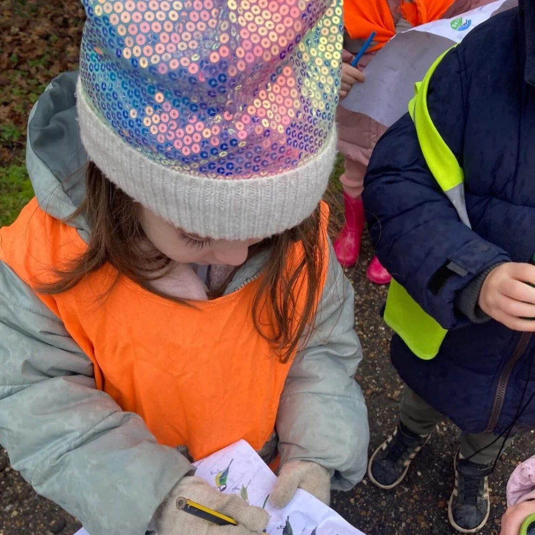The Treehouse Club #Wickford had been out birdwatching. lots of birds out for them to see including a very curios robin! 

#BirdWatching #Nursery