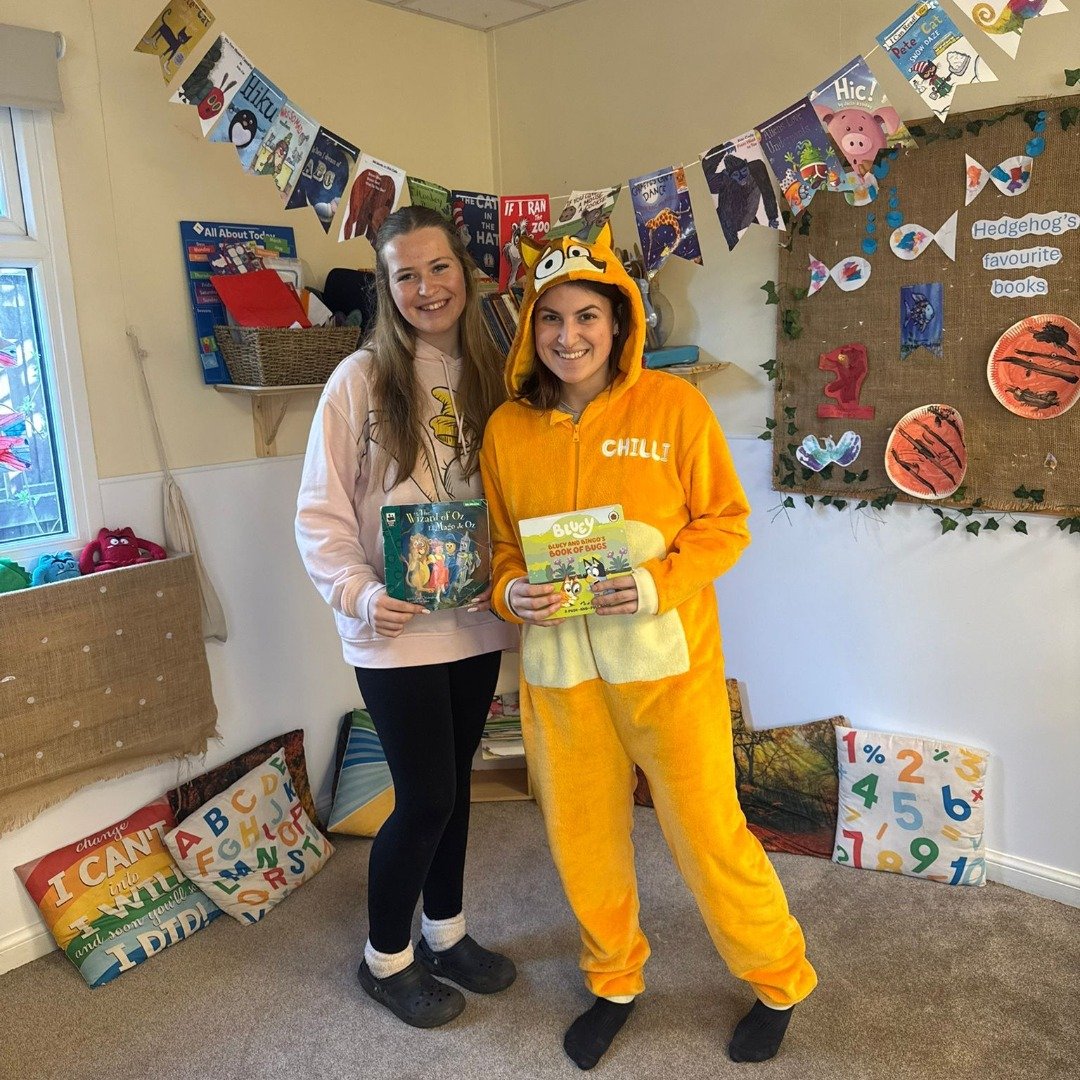 It's world book day! Everyone is dressed up as their favourite book characters today at The Treehouse Club Wickford. Do you recognise any of them? 

Click the link to see how you can help boost literacy in your home: https://bit.ly/47sl0rE 

#WorldBo