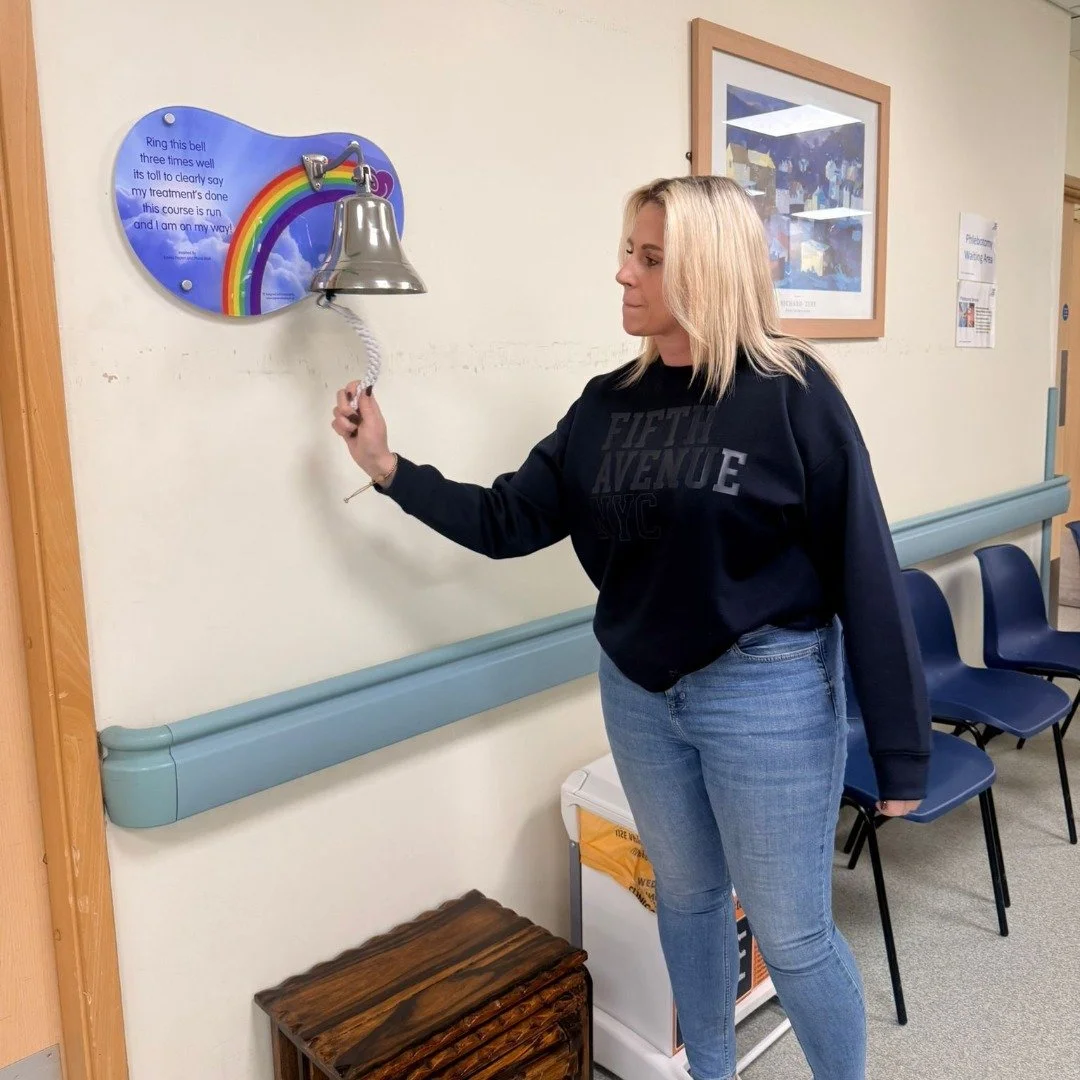 We are delighted to share some wonderful news from our nursery. Yesterday, Carly proudly rang the cancer bell, marking the end of a very brave and challenging journey. This special moment is a huge milestone and we could not be prouder of her strengt