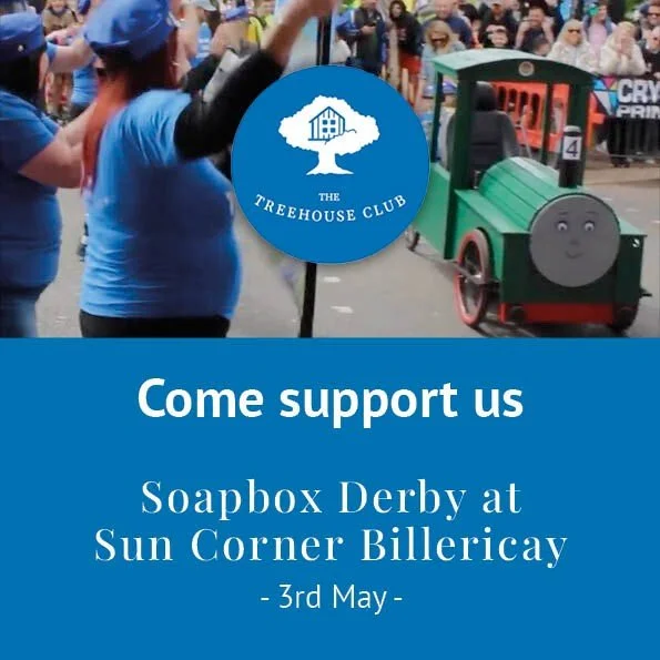 Is it a bird or a plane? No... it's a train! We are excited to announce Treehouse Club will once again be racing at the Soapbox Derby at Sun Corner Billericay on the 3rd of May. 

Last year the soapbox raised &pound;15k for good causes and we aim to 