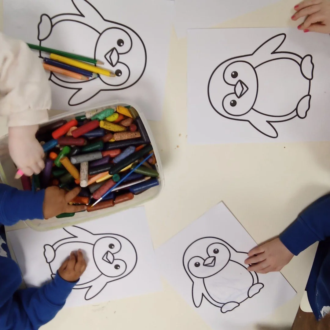 We have been celebrating penguin day a day early at Brentwood!

On our forest walks we have been walking like a penguins and building homes for them with the sticks. Inside we have been decorating our very own penguins to take home.

#EYSF #Nursery #