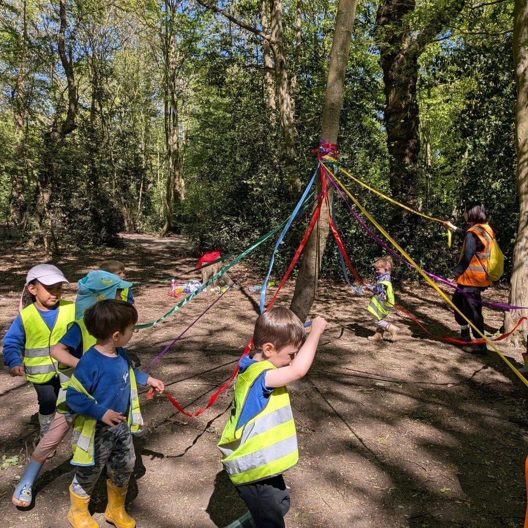 The Treehouse Club on Maypole Day! This age-old tradition celebrates the start of summer with vibrant ribbons, dances, and smiles. It's a day to rejoice in community, rhythm, and the ever-returning warmth of sunny days. Their laughter and footsteps m