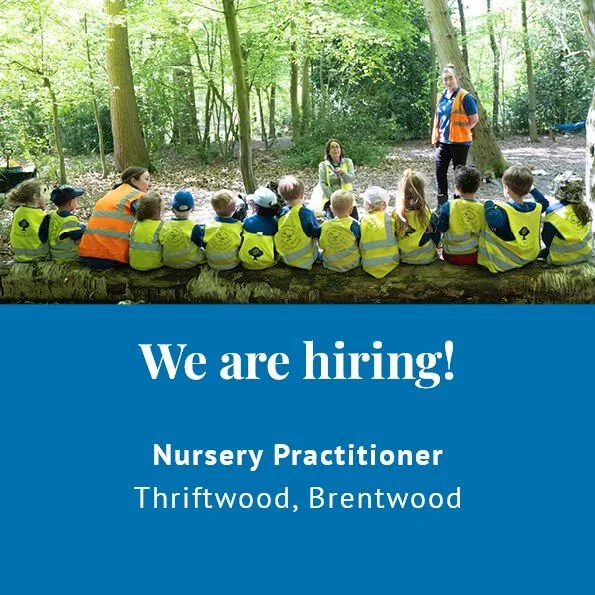 Surprise! Another job available at the Treehouse Club! 

We&rsquo;re looking for a passionate Nursery Practitioner to join our beautiful woodland setting at Thriftwood, Brentwood.

If you love outdoor learning, creating exciting experiences for child