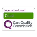 Care Quality Commission inspection badge with a green 'Good' rating.