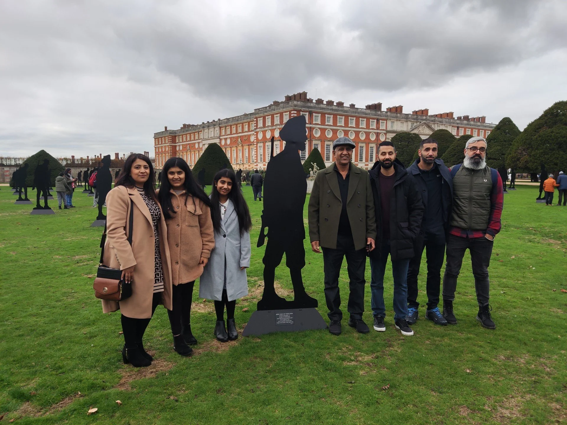 Verinder with his family