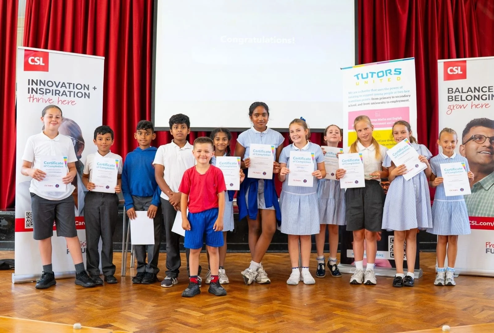 Our CSL Seqirus pupils graduate in Speke