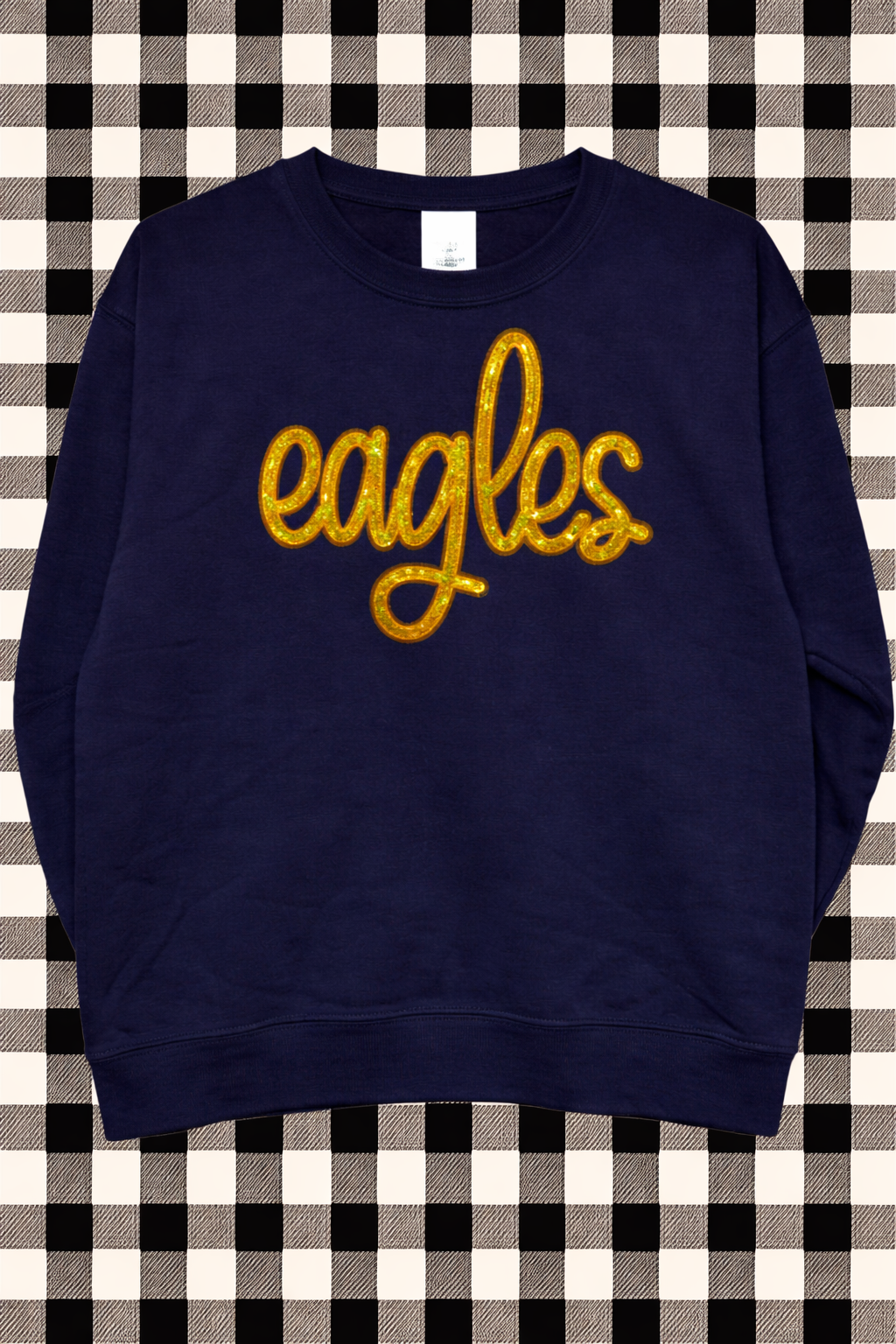 Eagles Sequin Script Top