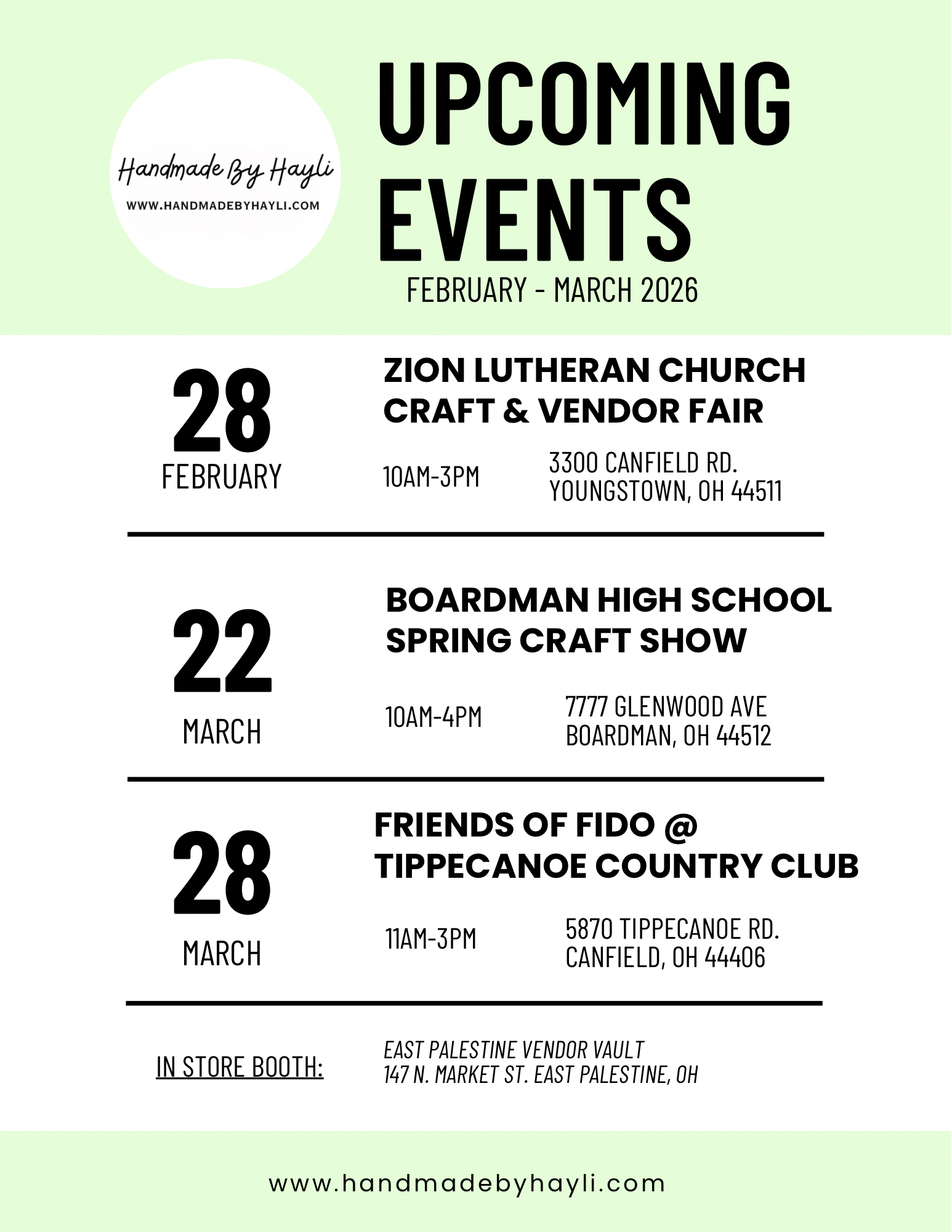 March Events