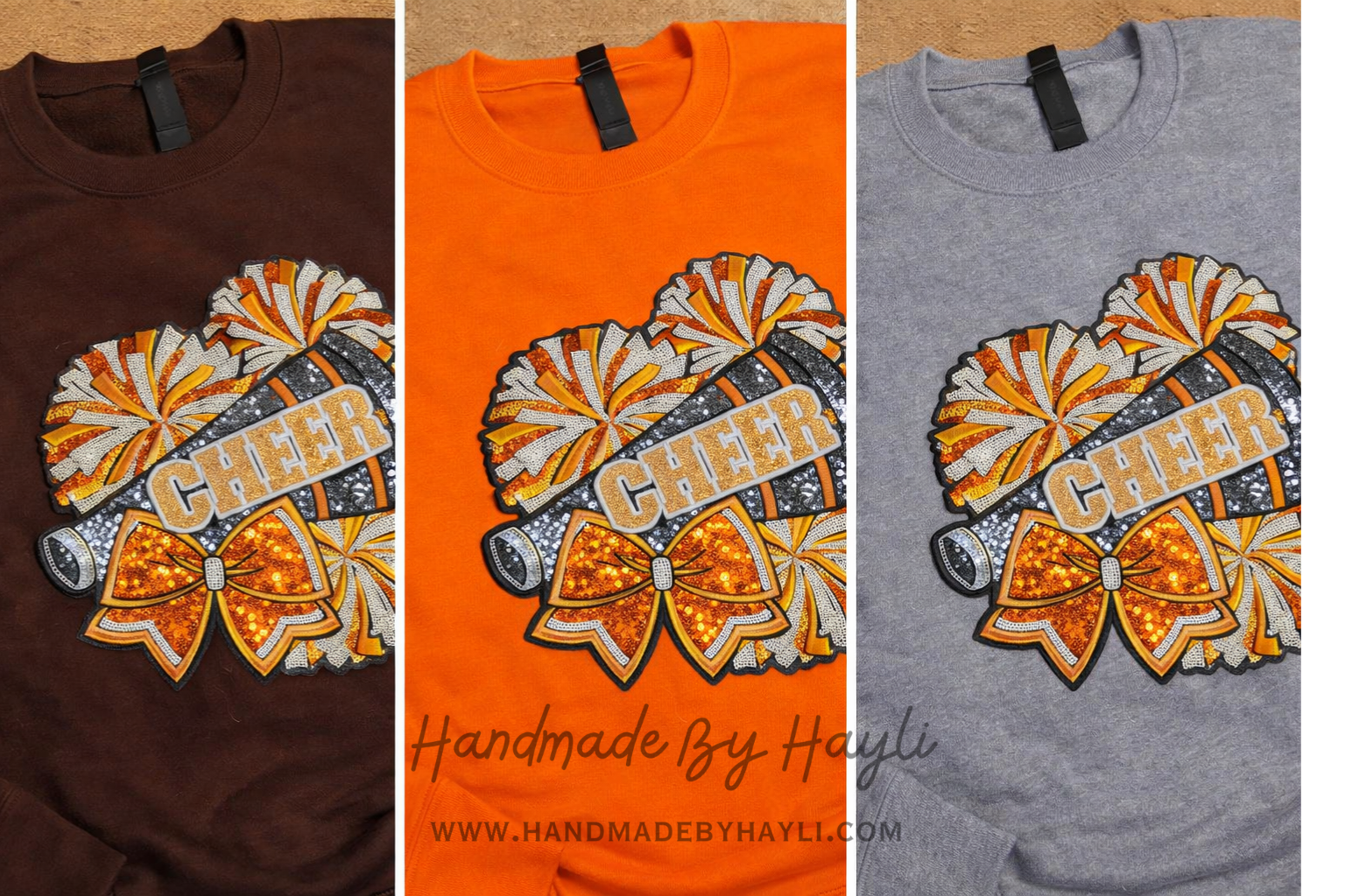 CHEER Sequin Top - Orange