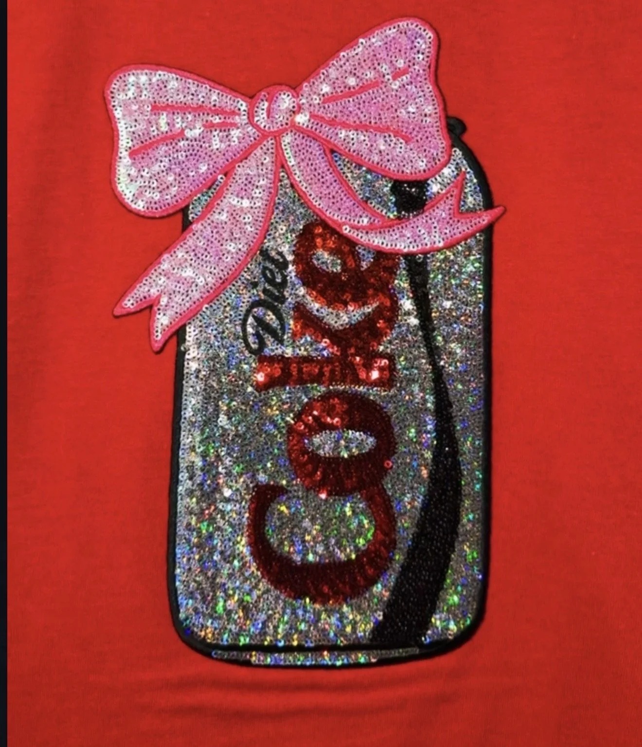 Diet Coke Sequin Top