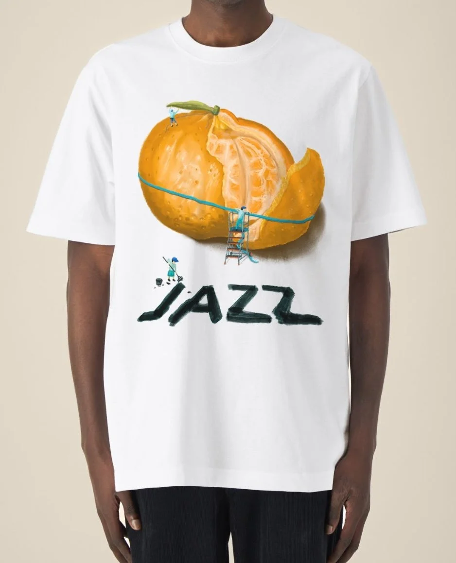 Tricou Orange Jazz - Graffiti