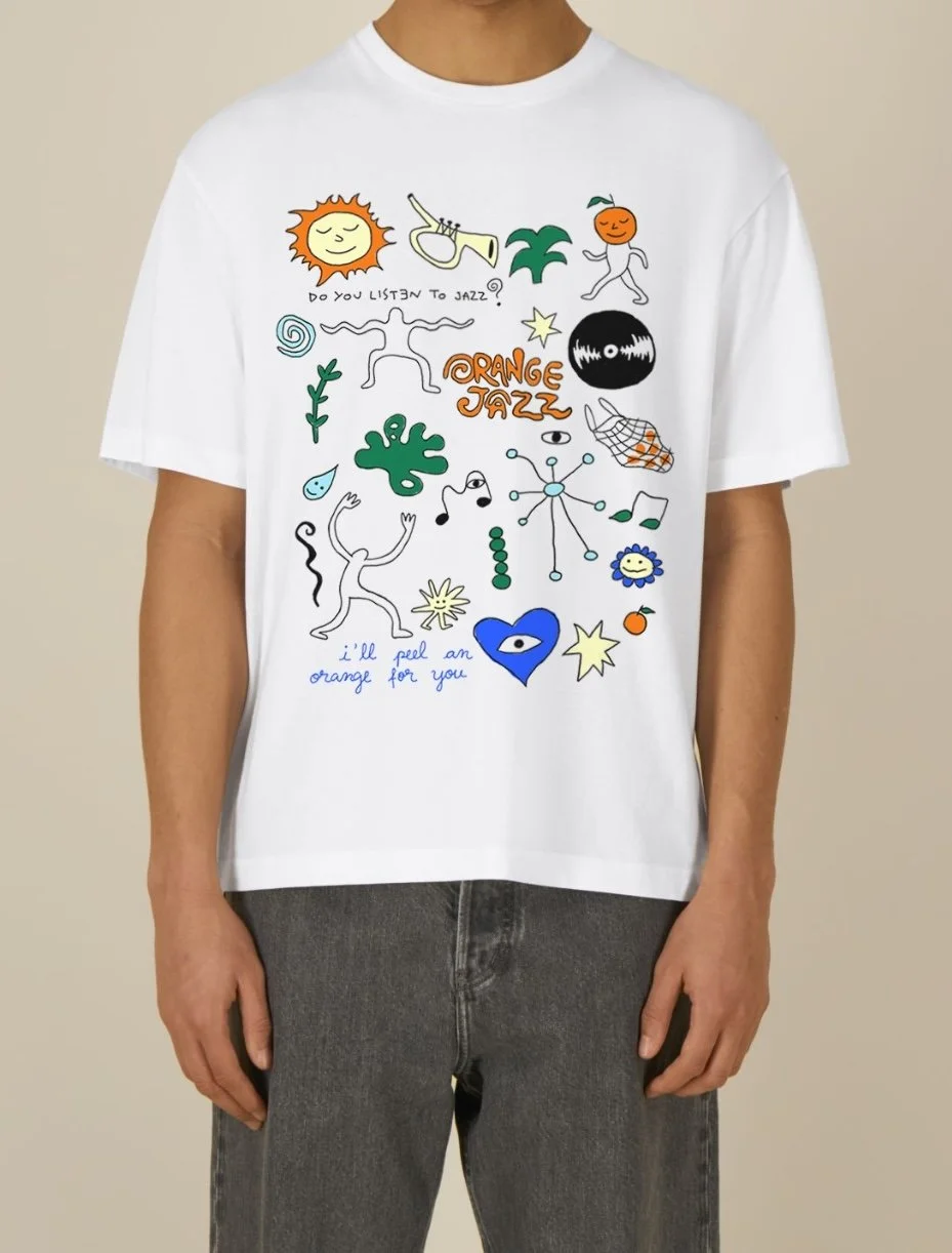 Tricou Orange Jazz - Whimsy