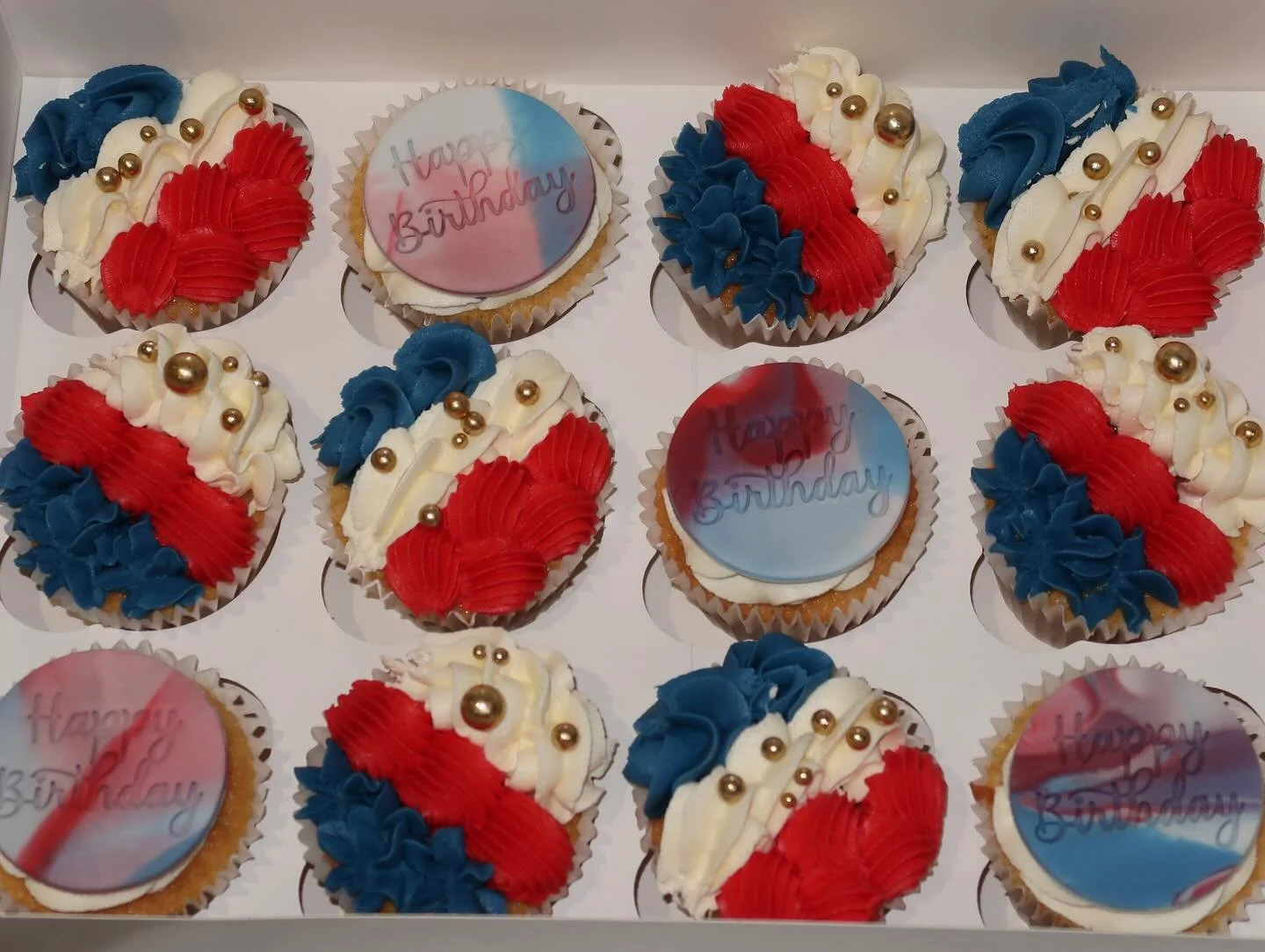 Baked fresh, decorated with love ð Birthday cupcakes available – 12 for £25 or 6 for £18 #cupcakes #witham #essex #customcake #bakingbusiness #homebaker