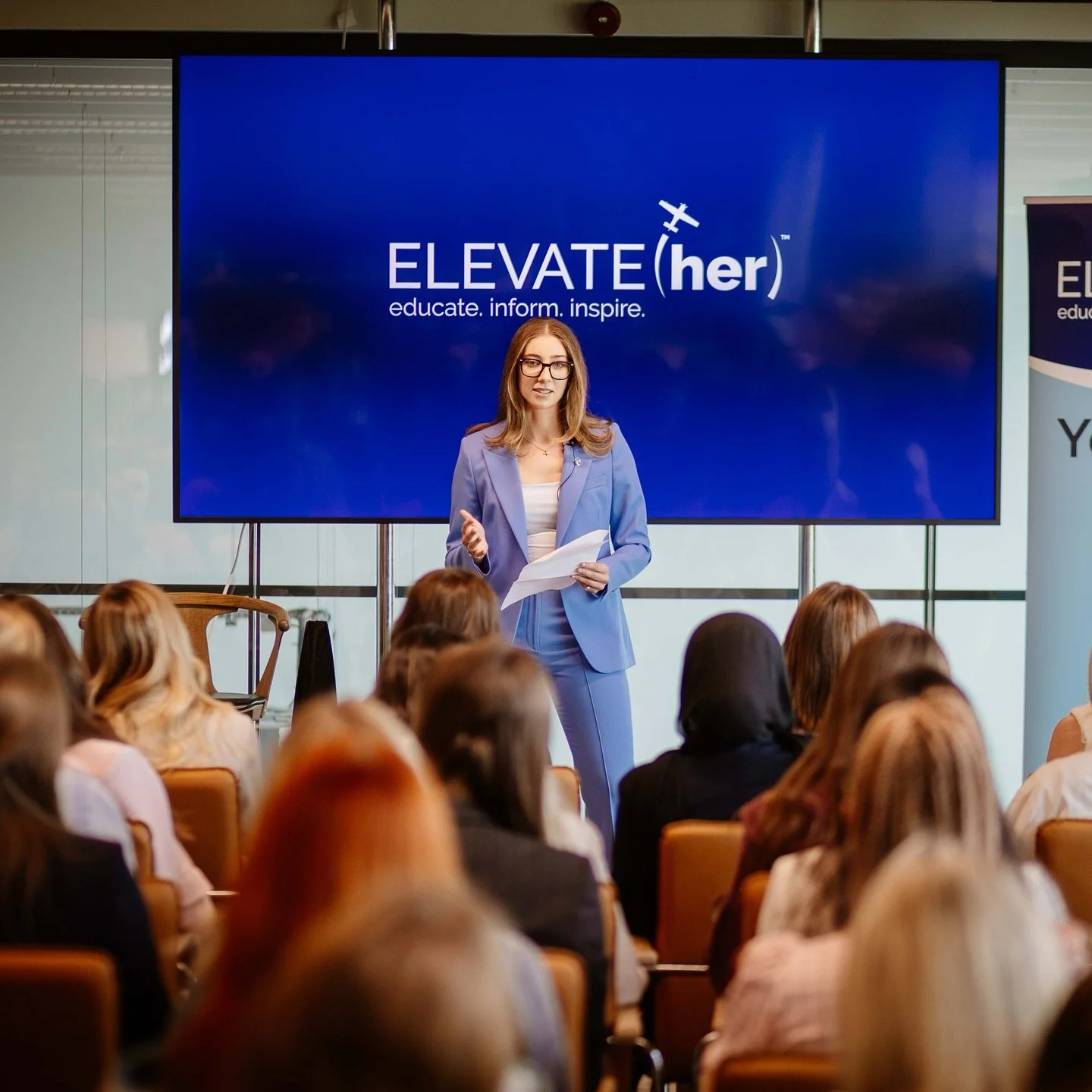 One of the aspects I value most about my work at @elevateheraviation is having meaningful conversations with incredible people within the aviation industry. 

This year has given me the privilege to attend major global aviation events and engage in d