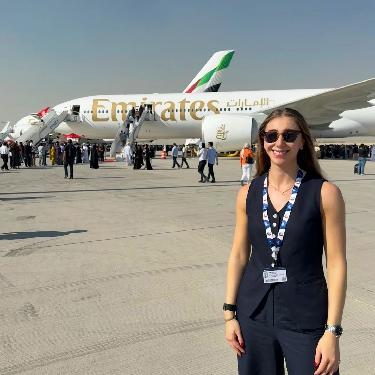 I thoroughly enjoyed my time at Dubai Airshow - it was wonderful to connect with so many brilliant people 🛫 returning home feeling inspired! @elevateheraviation 

#aviation #pilot #pilotview #dubai #aviationlife