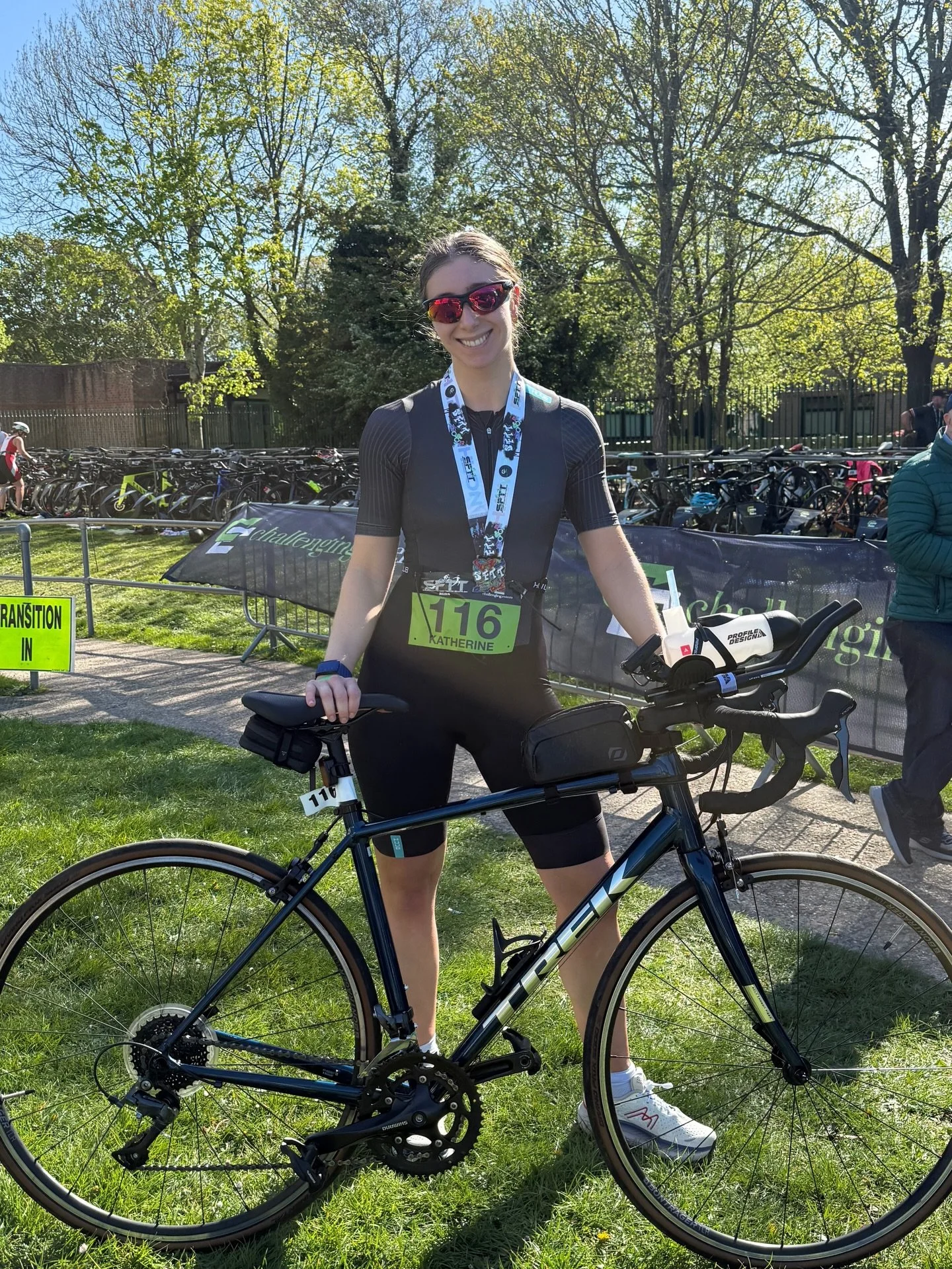 Such a fun day today doing a Sprint Tri! 🌞 through the stunning New Forest 🐴 made even better by coming third in my age category 🥳

#triathlon #triathlete #pilot #womeninsport #womeninsports