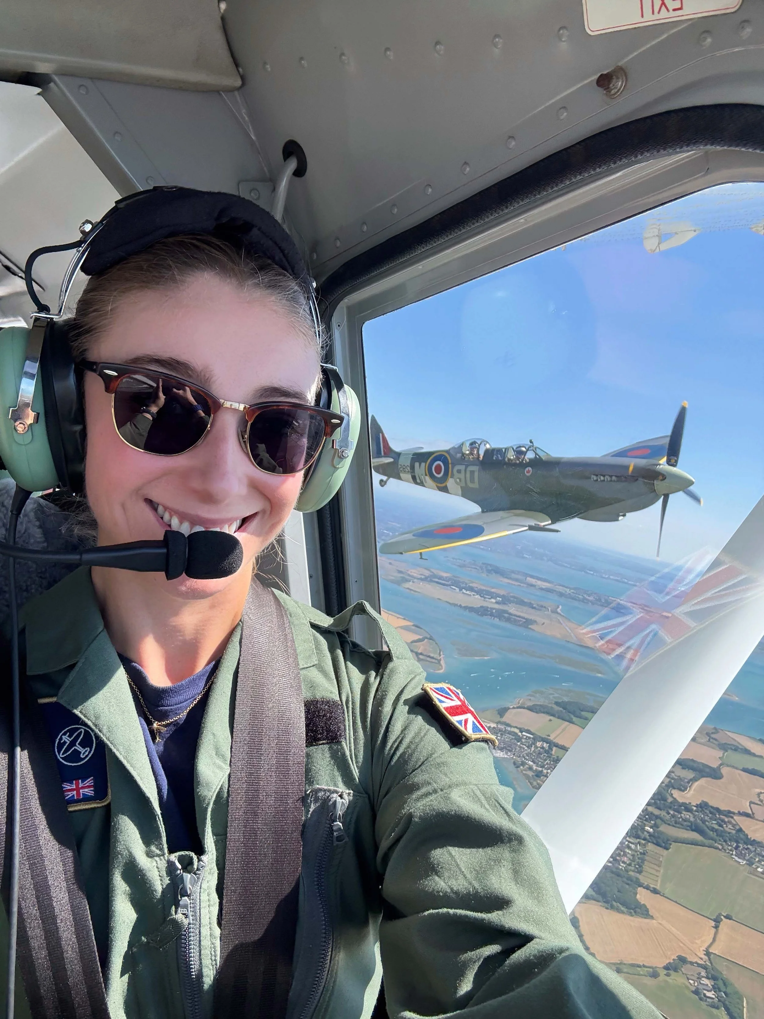 Definitely missing these old girls, but so grateful for the opportunity to work with them 🩵 life has been very busy lately but so happy I had the experience! 

#aviation #spitfire #pilot #avgeek #aviationlovers