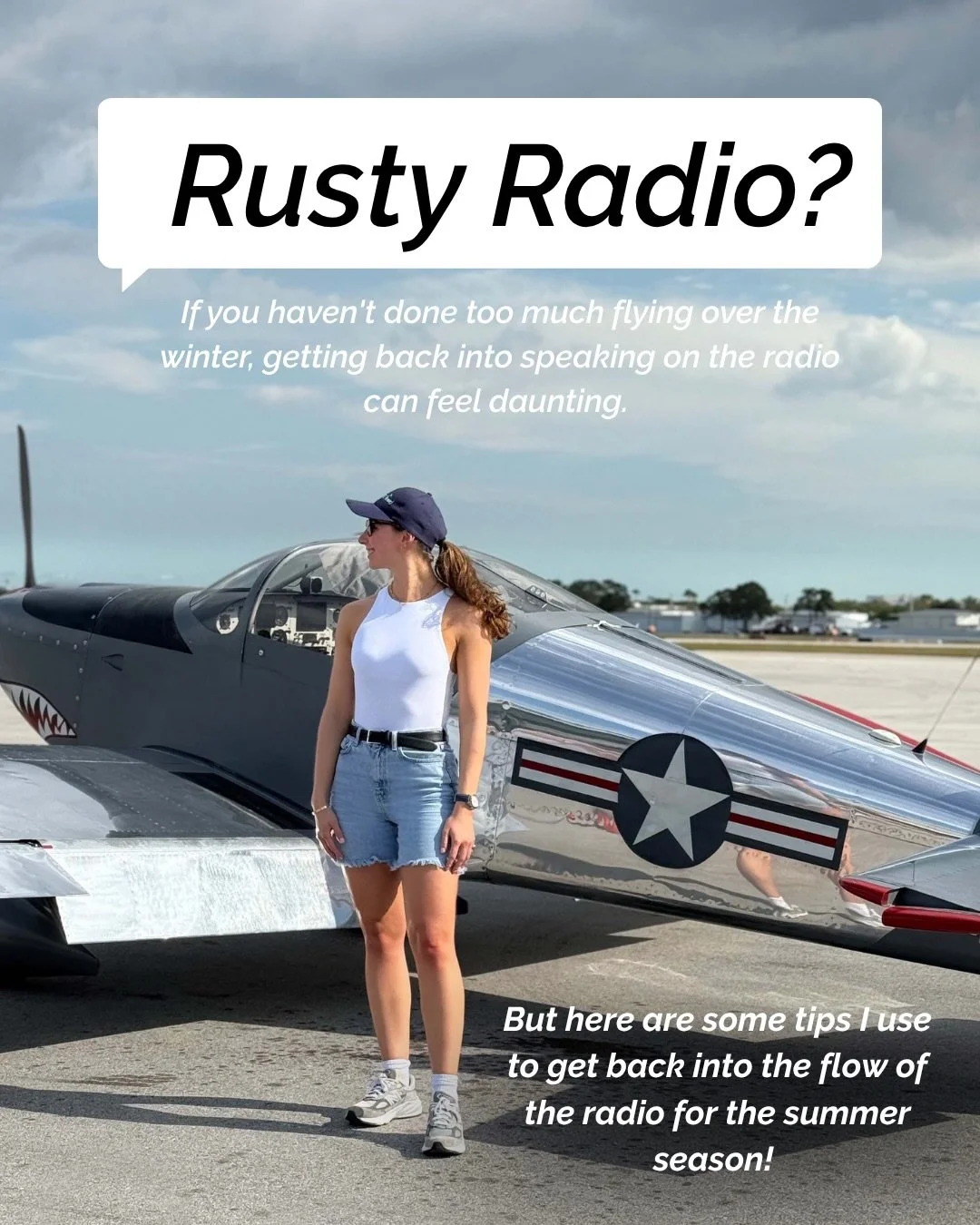 Some of my tips for building confidence on the radio!📻 🛫

#pilottraining #flighttraining #studentpilot #pilot #aviation