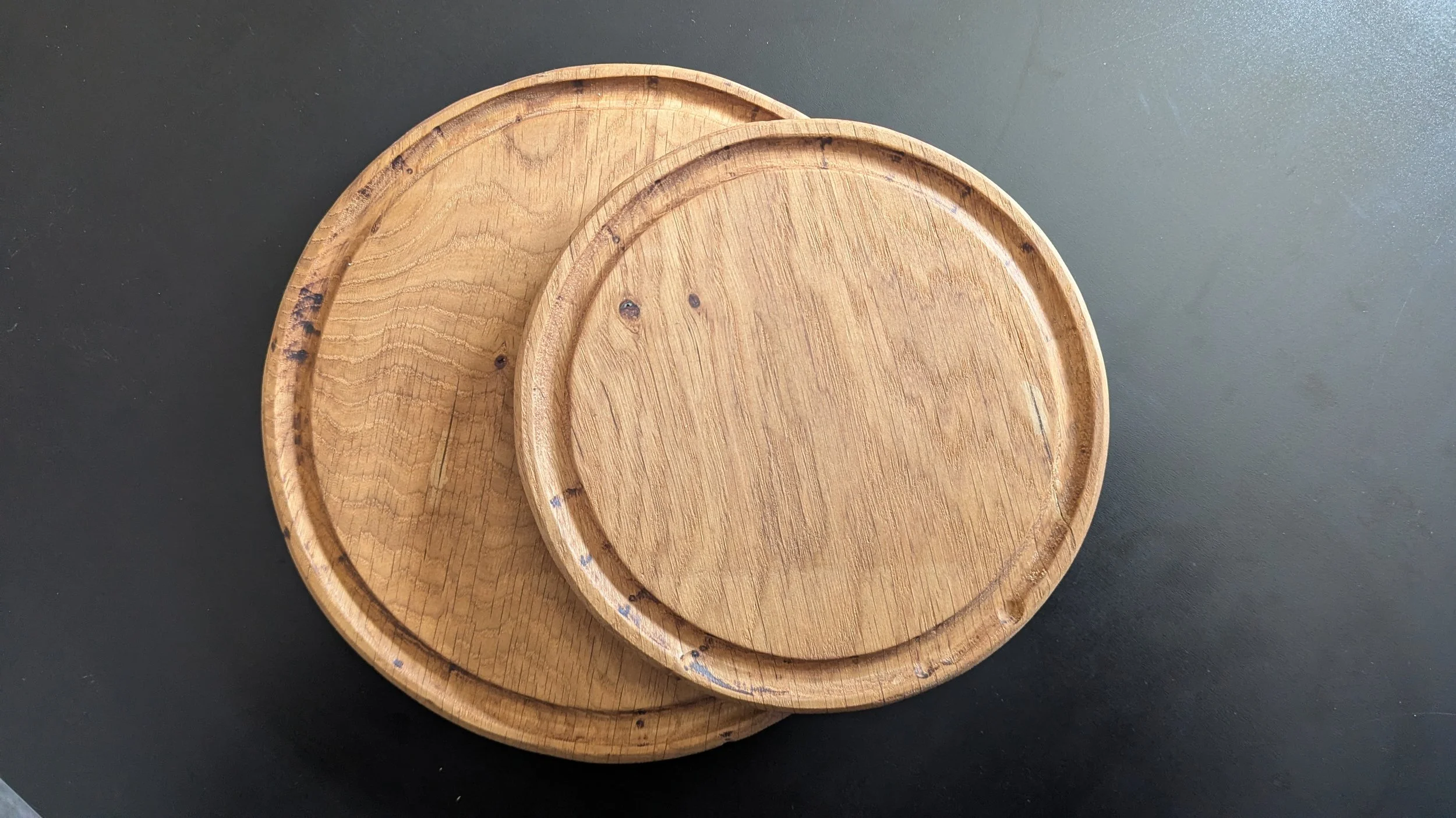 Oak Round Bread Boards