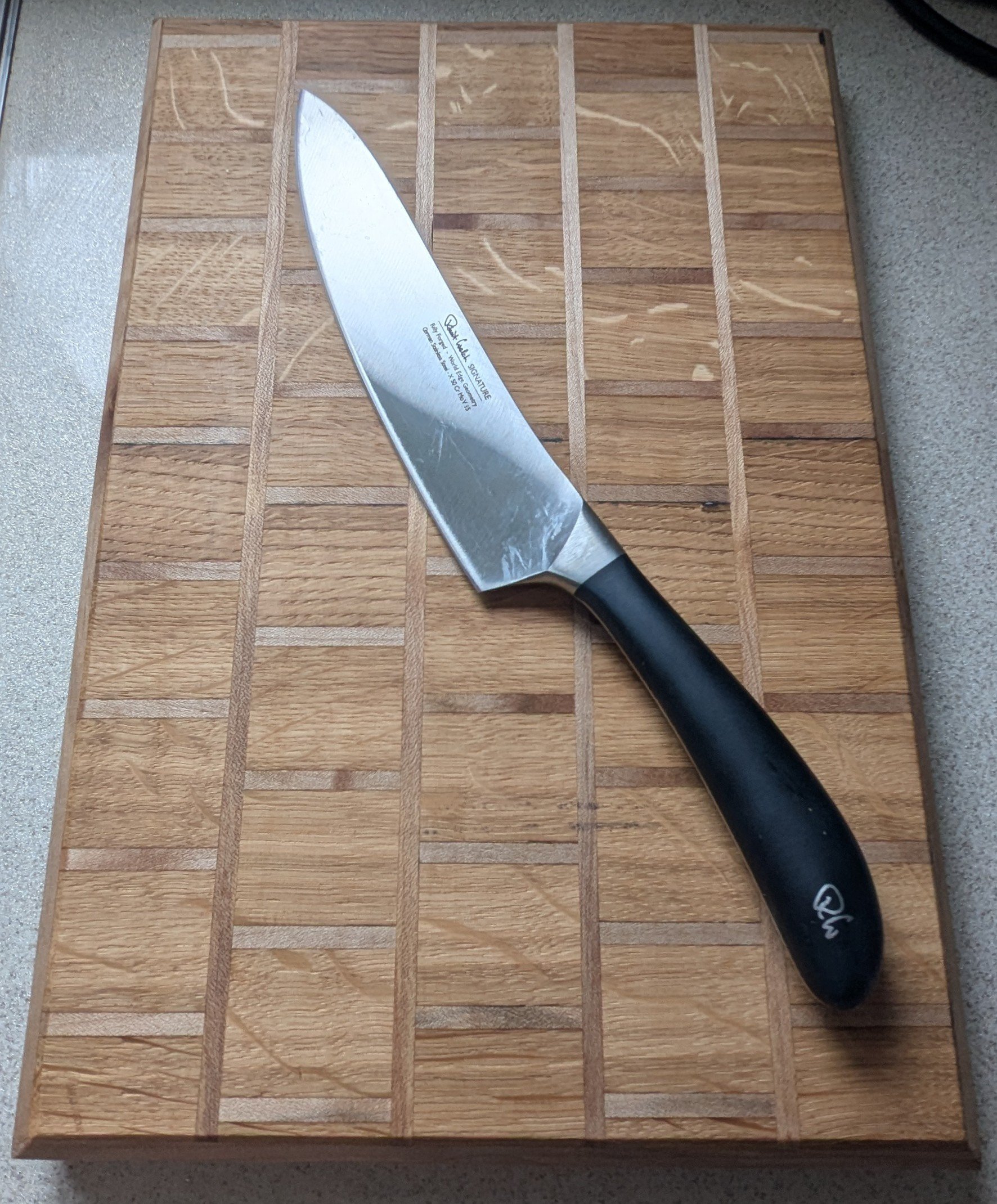 Oak and Sycamore End grain - Brick Patterned Chopping Board