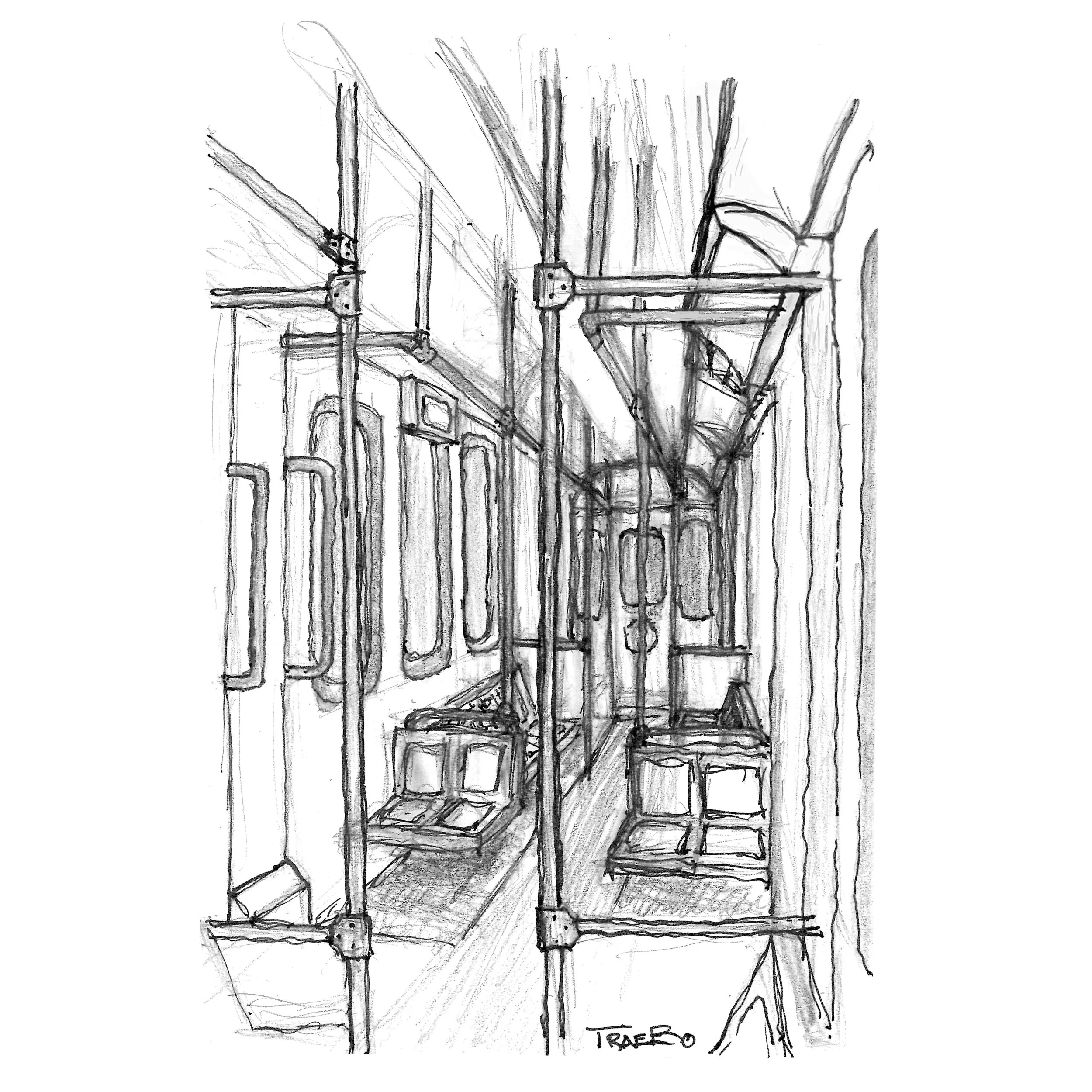 RED LINE SKETCH